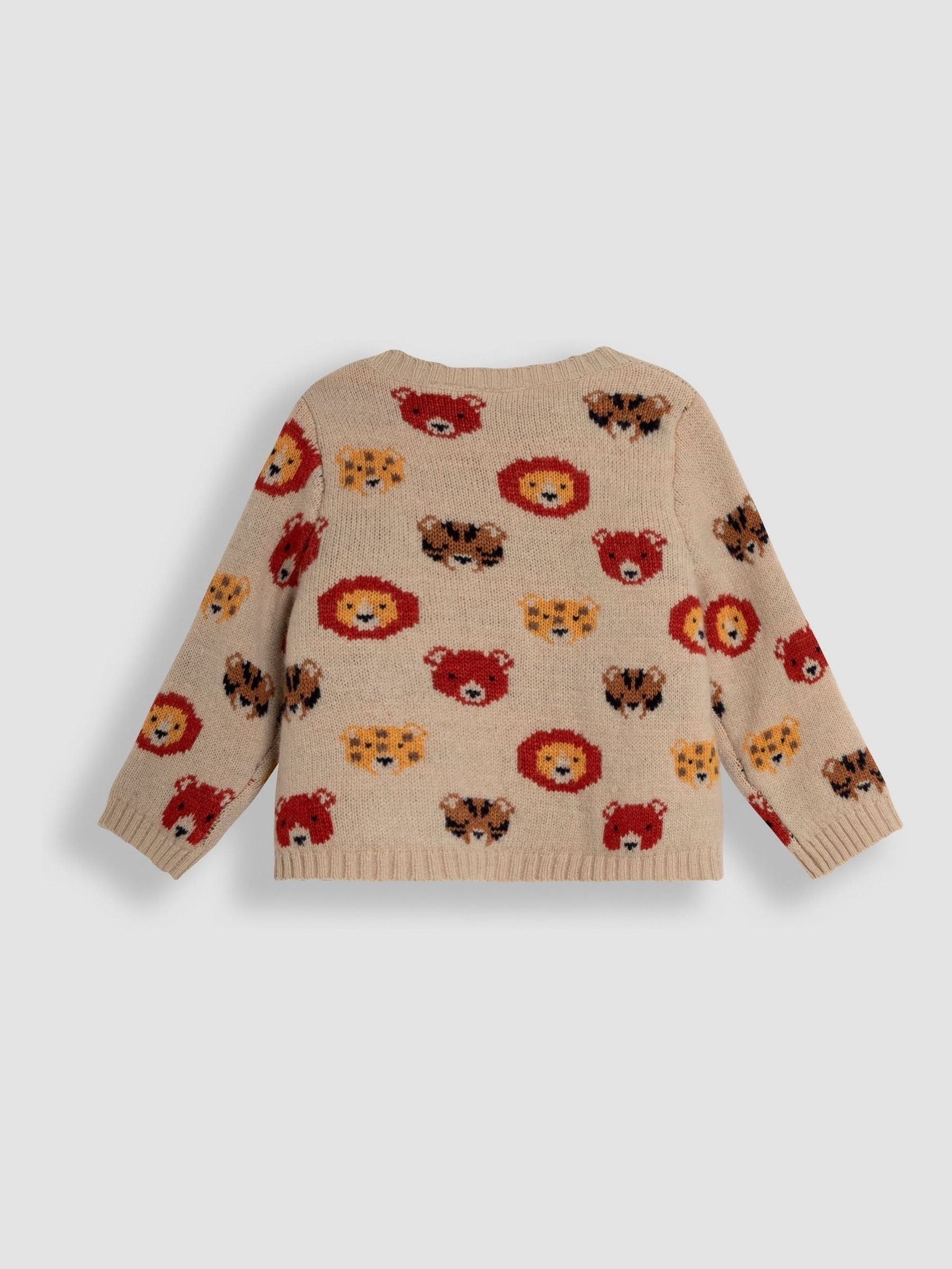 Natural Safari Heads Jumper - Image 2 of 3