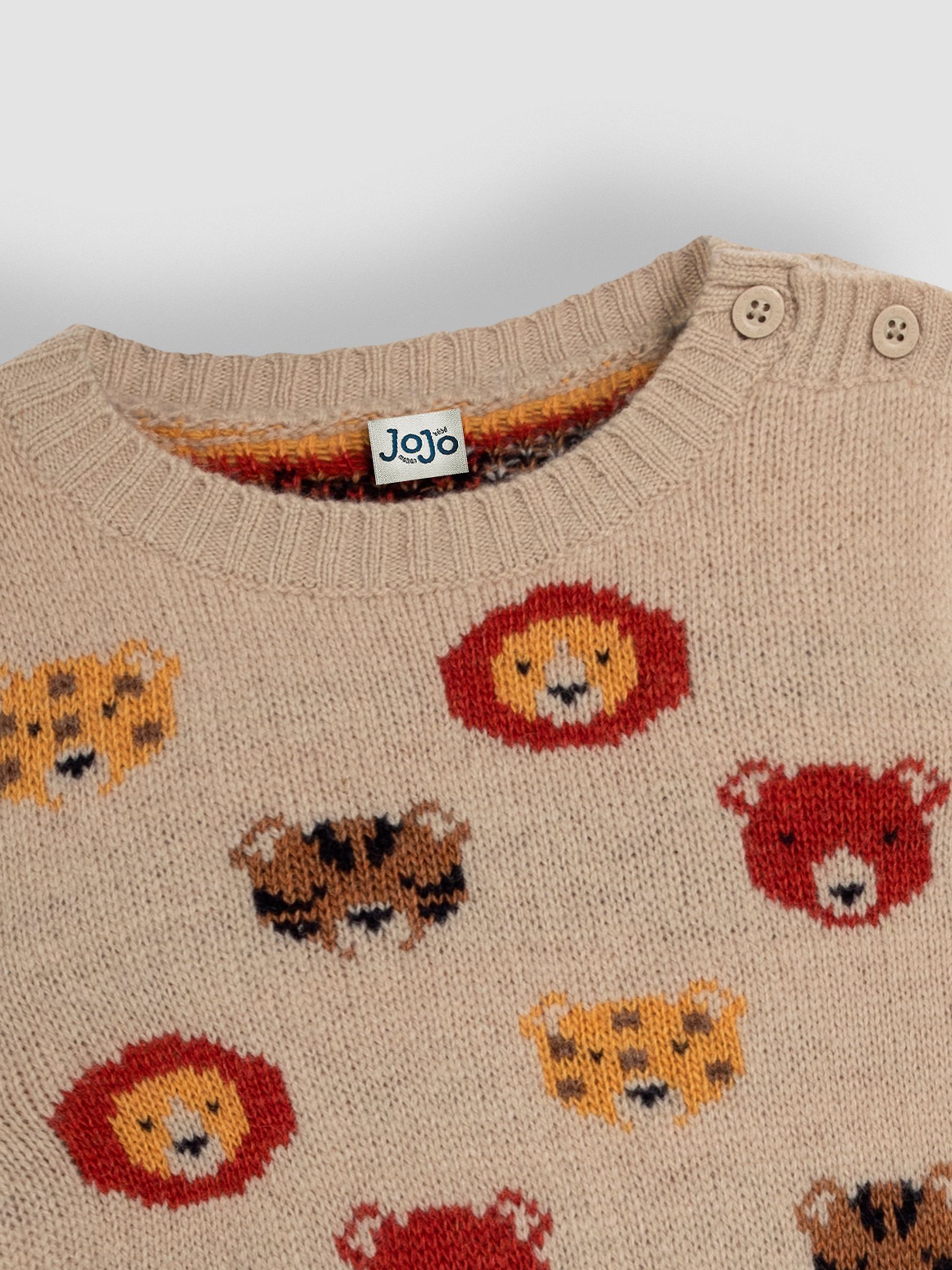 Natural Safari Heads Jumper - Image 3 of 3