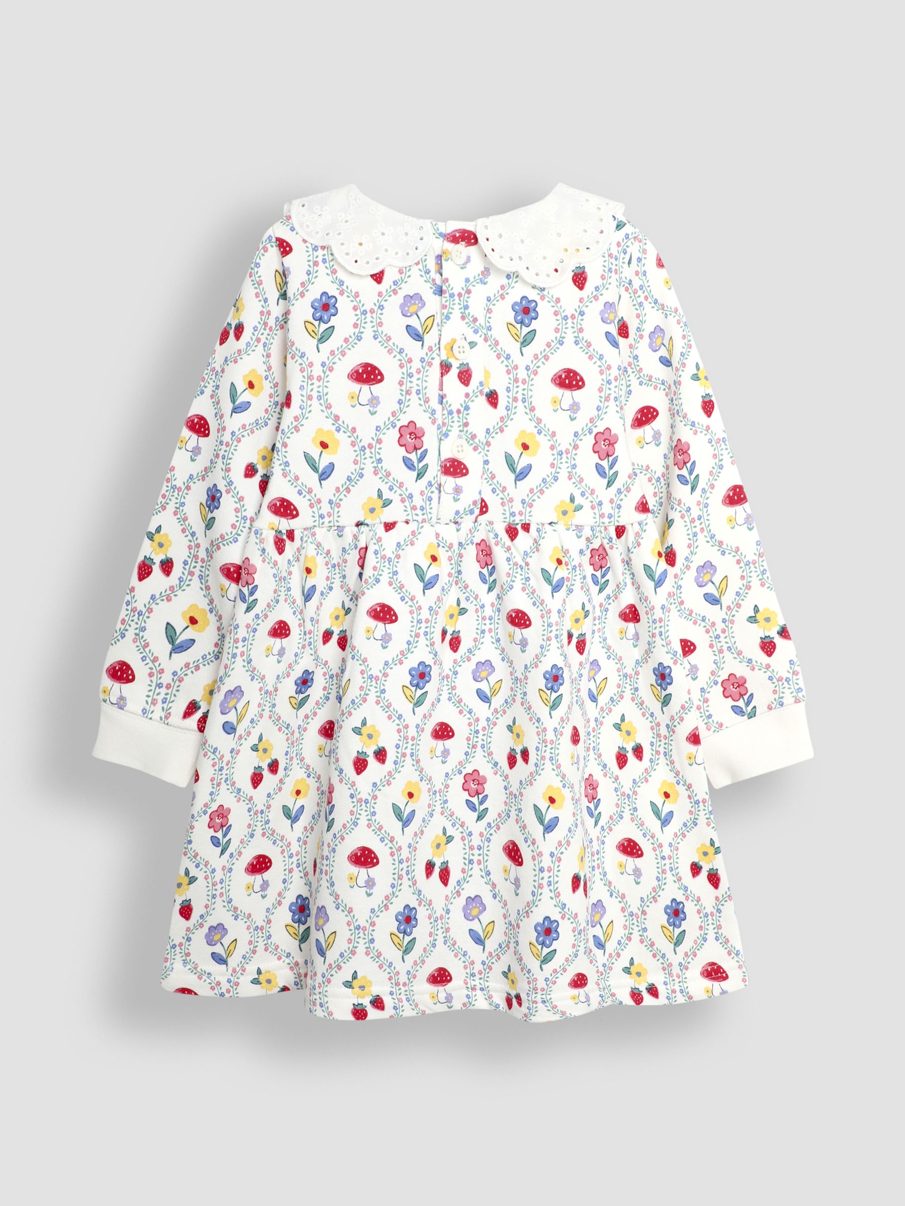 Cream Collar Sweat Dress - Image 2 of 3