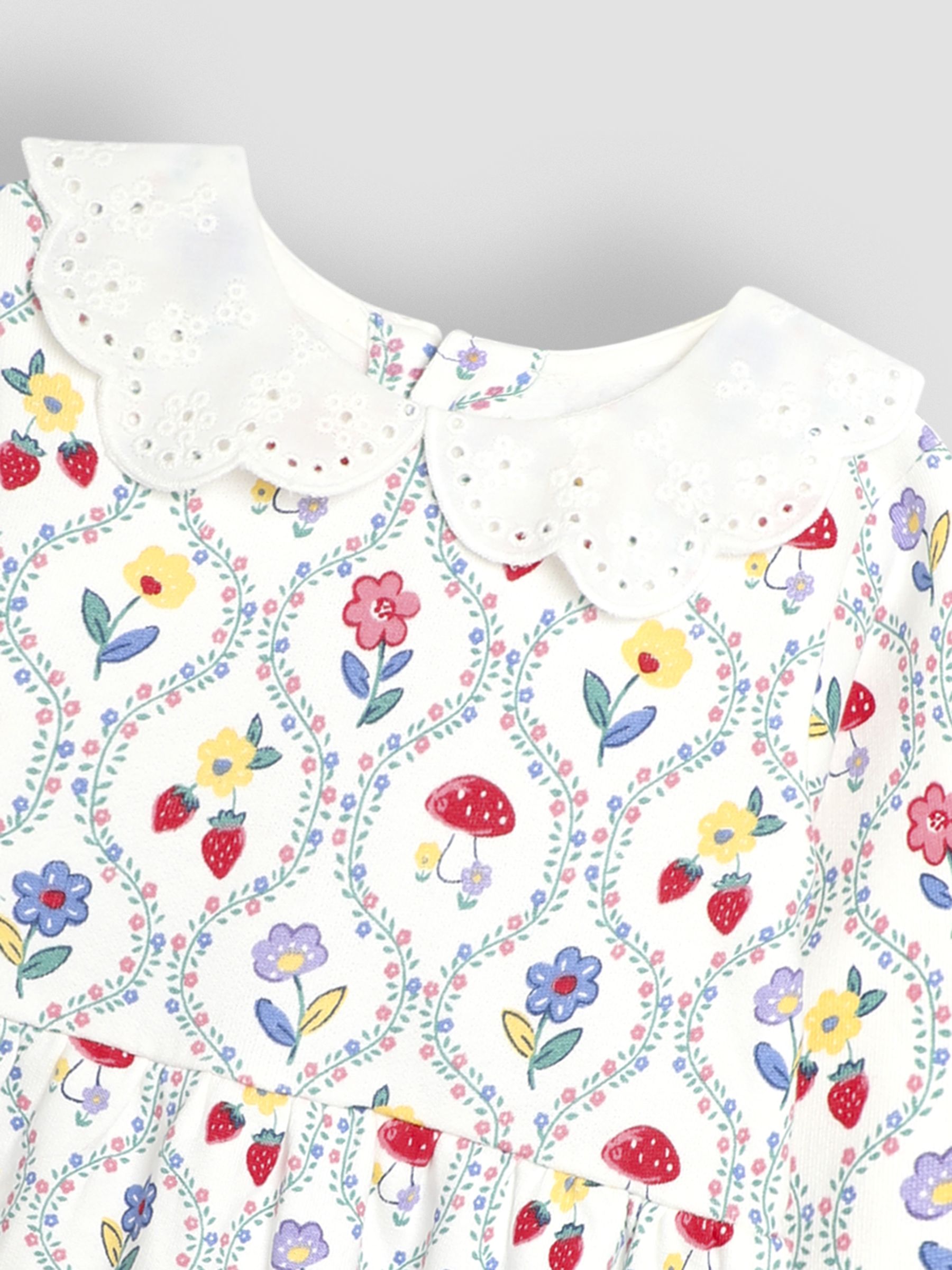 Cream Collar Sweat Dress - Image 3 of 3
