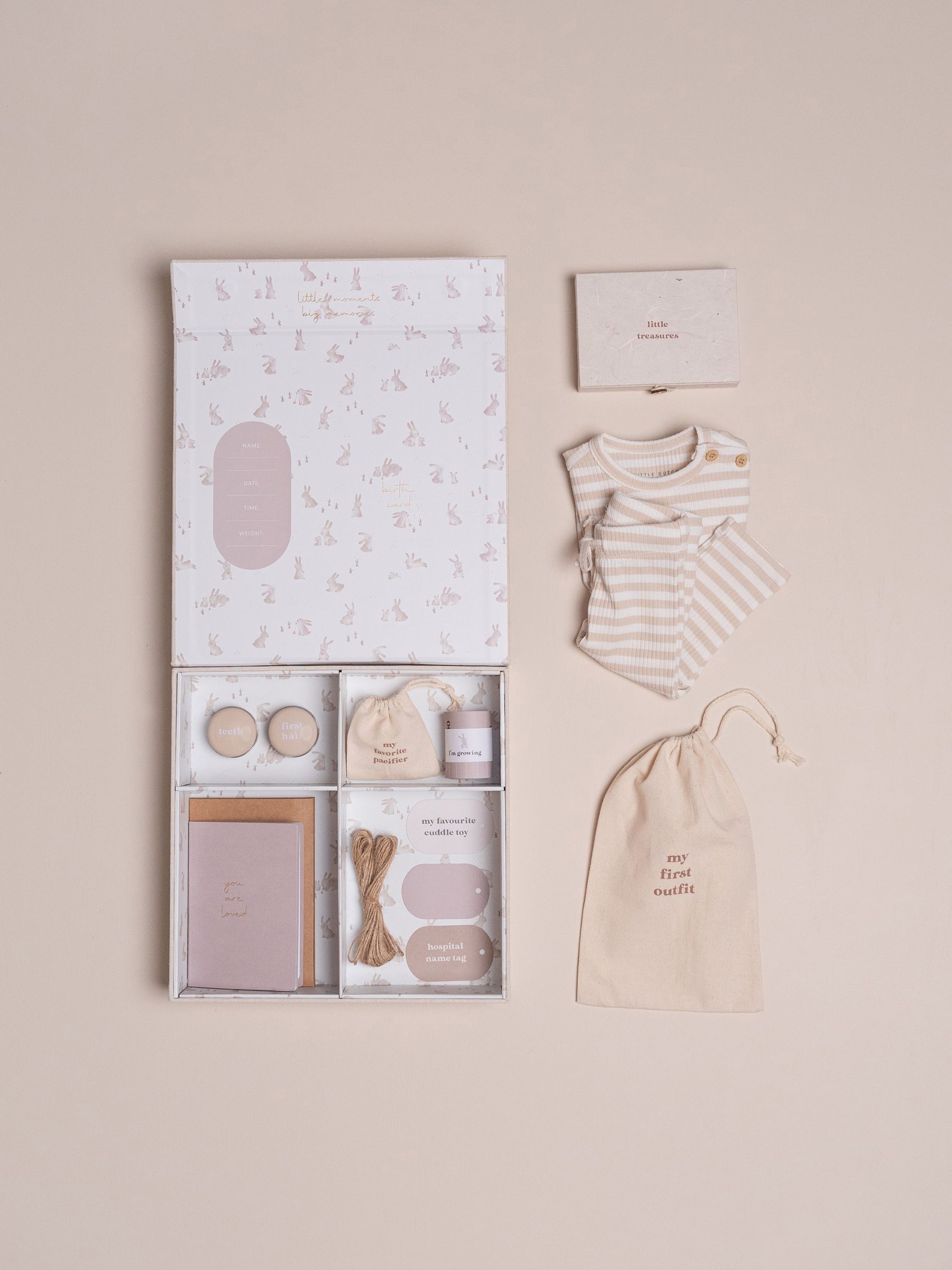 White Little Dutch Memory Box Baby Bunny - Image 10 of 12