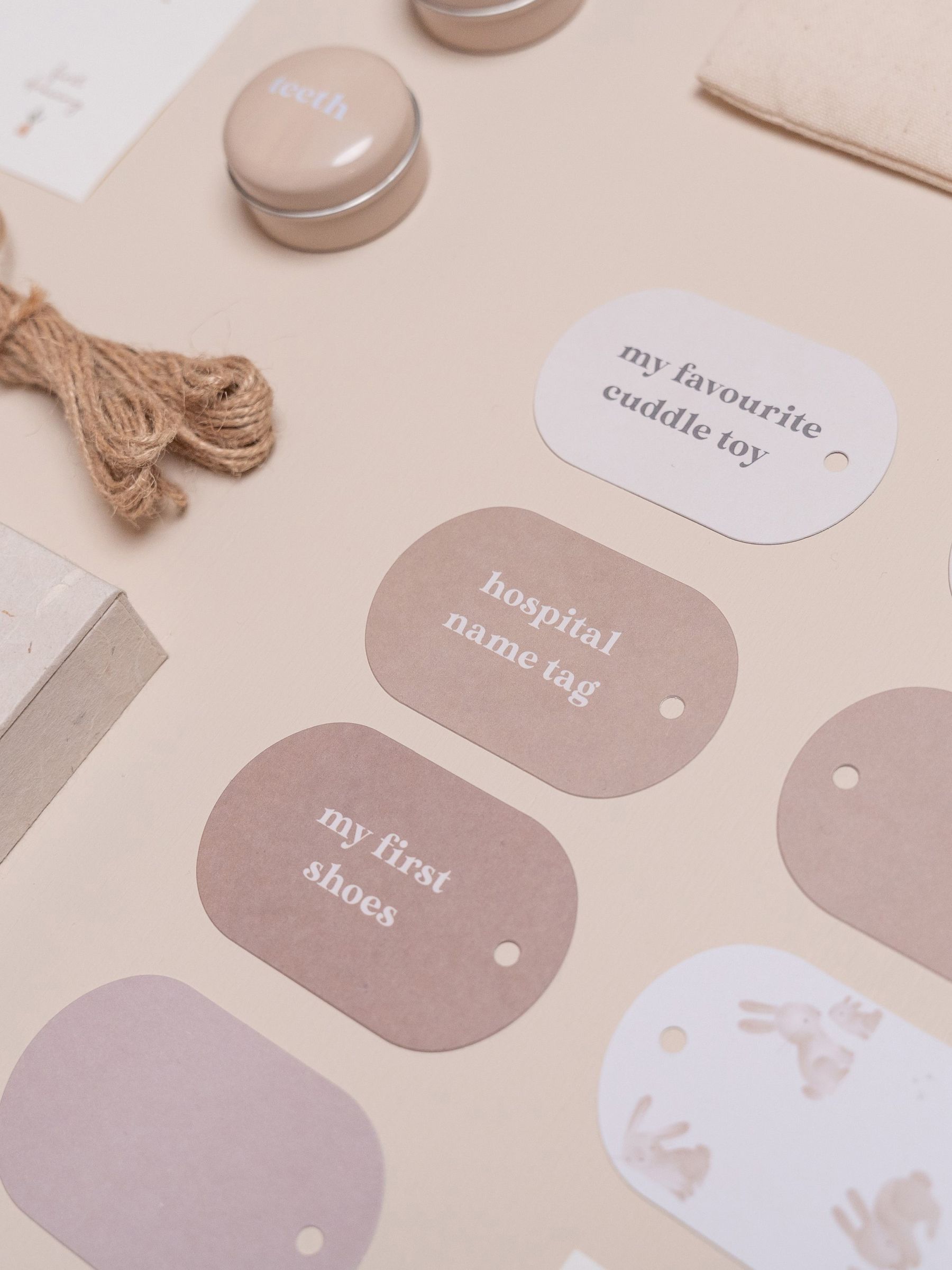 White Little Dutch Memory Box Baby Bunny - Image 9 of 12