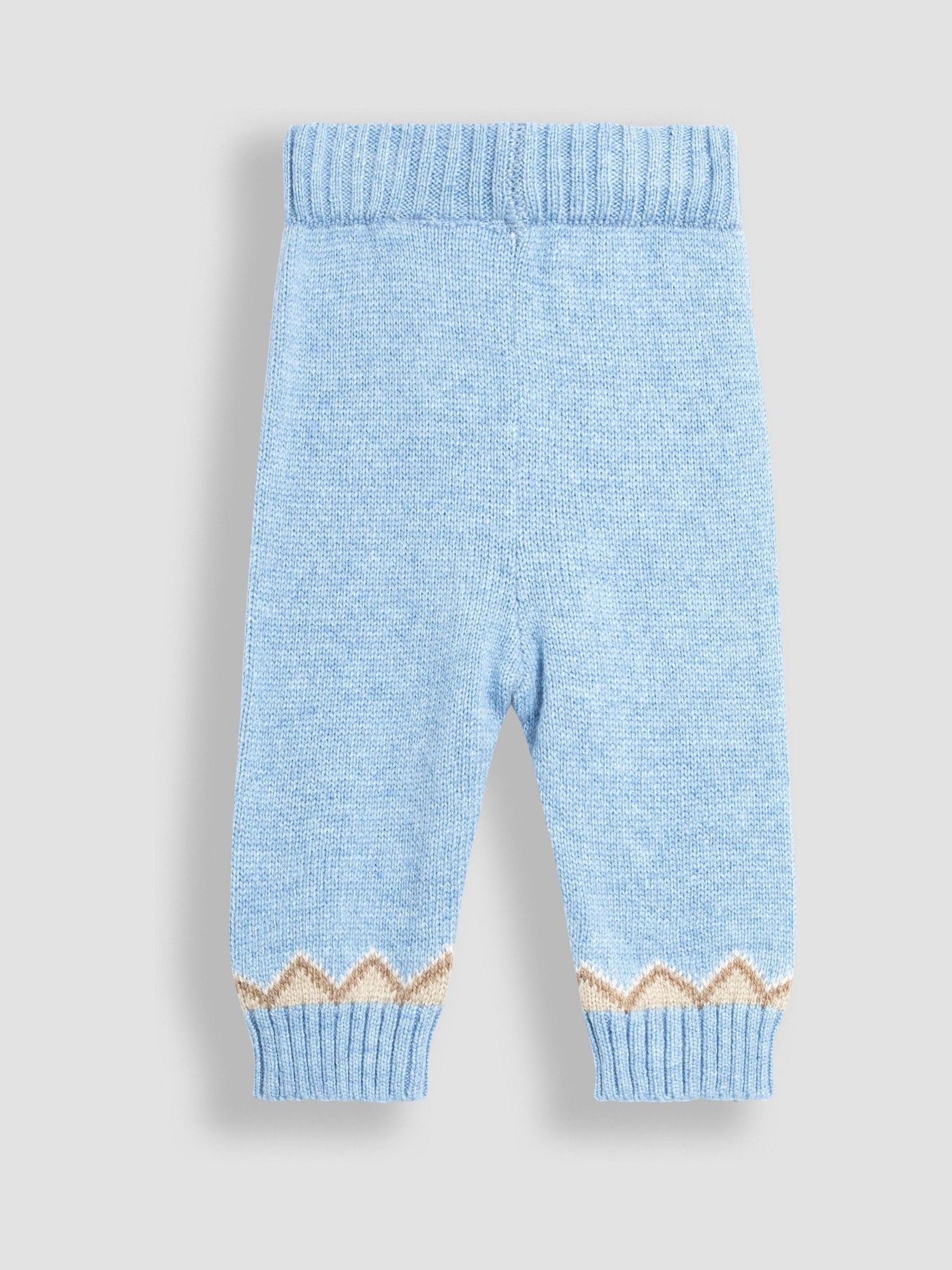 Brown Duck Fair Isle Pattern Knitted Jumper & Leggings Set - Image 4 of 5