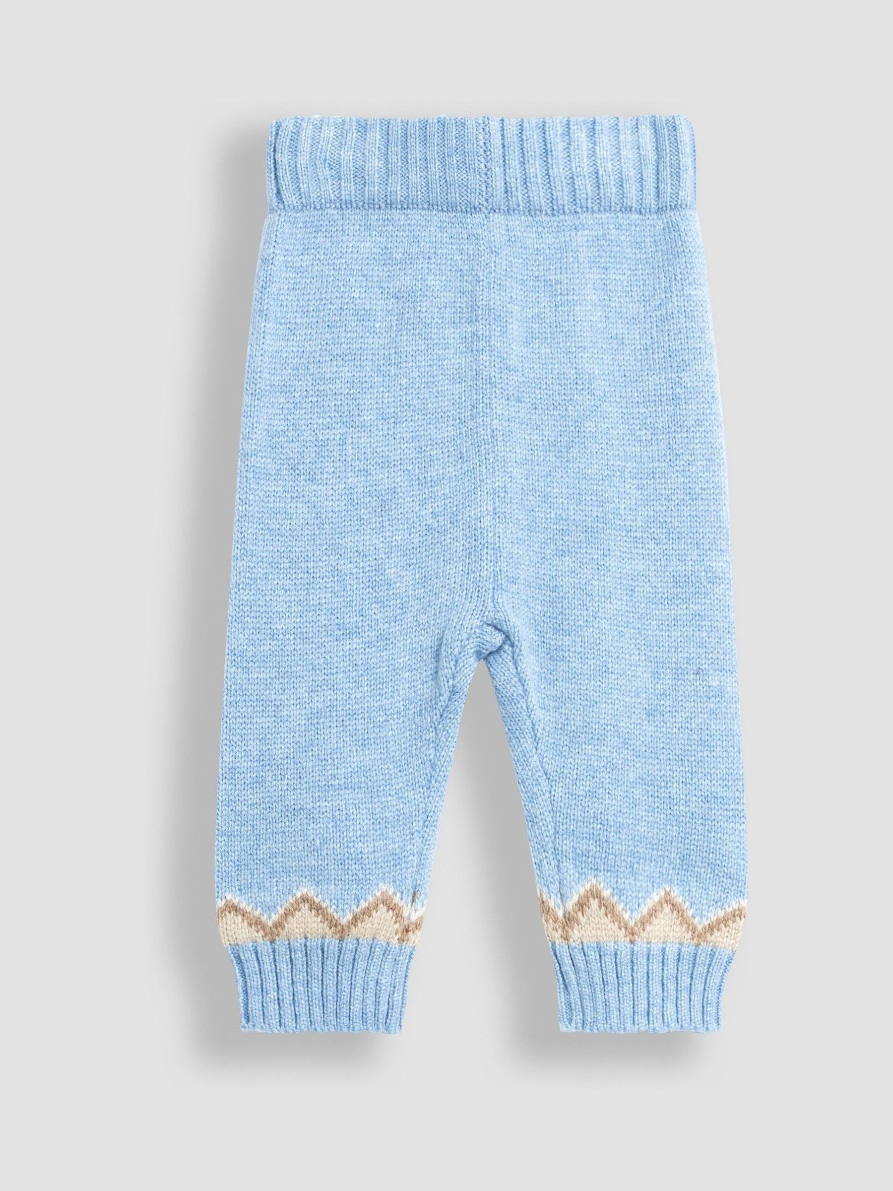 Brown Duck Fair Isle Pattern Knitted Jumper & Leggings Set - Image 5 of 5
