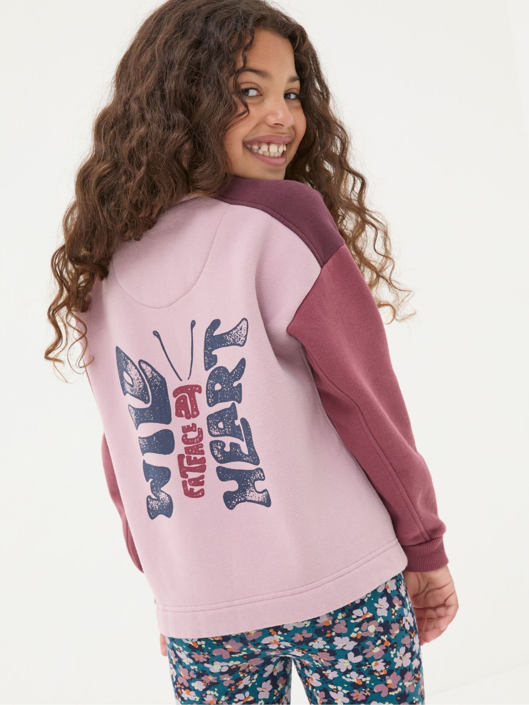 Dusky Purple Butterfly Sweatshirt - Image 2 of 7