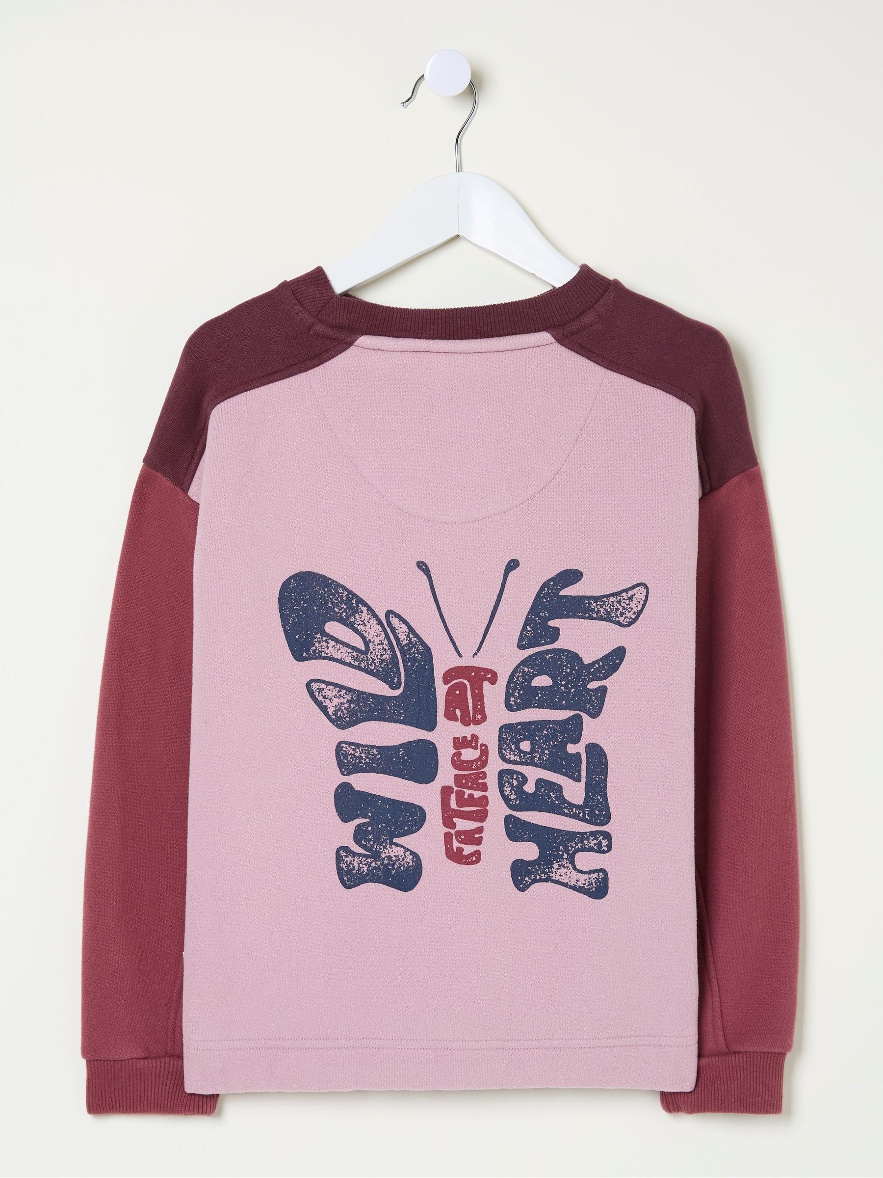 Dusky Purple Butterfly Sweatshirt - Image 7 of 7