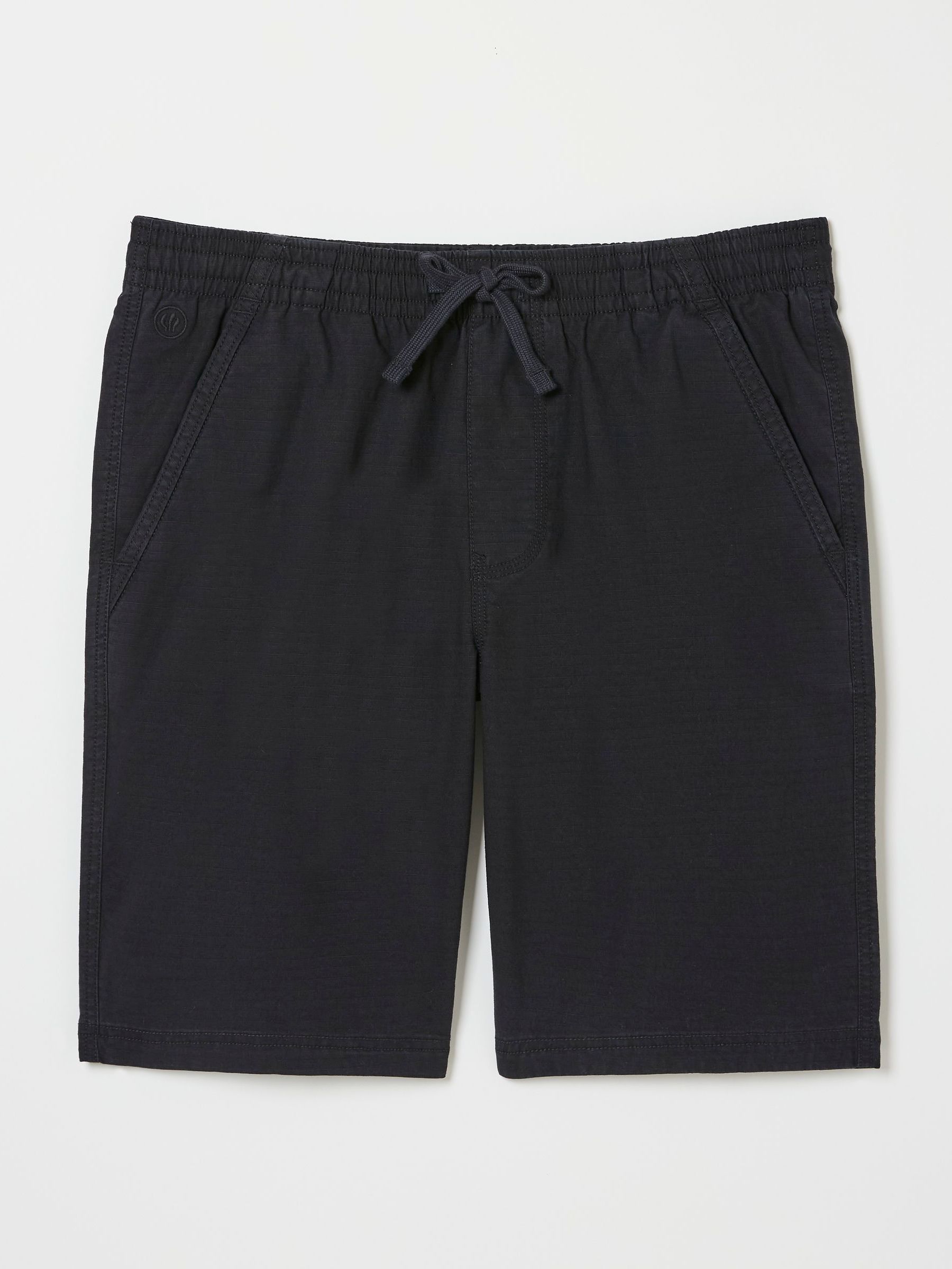 Seaton Black Ripstop Pull On Shorts - Image 5 of 5