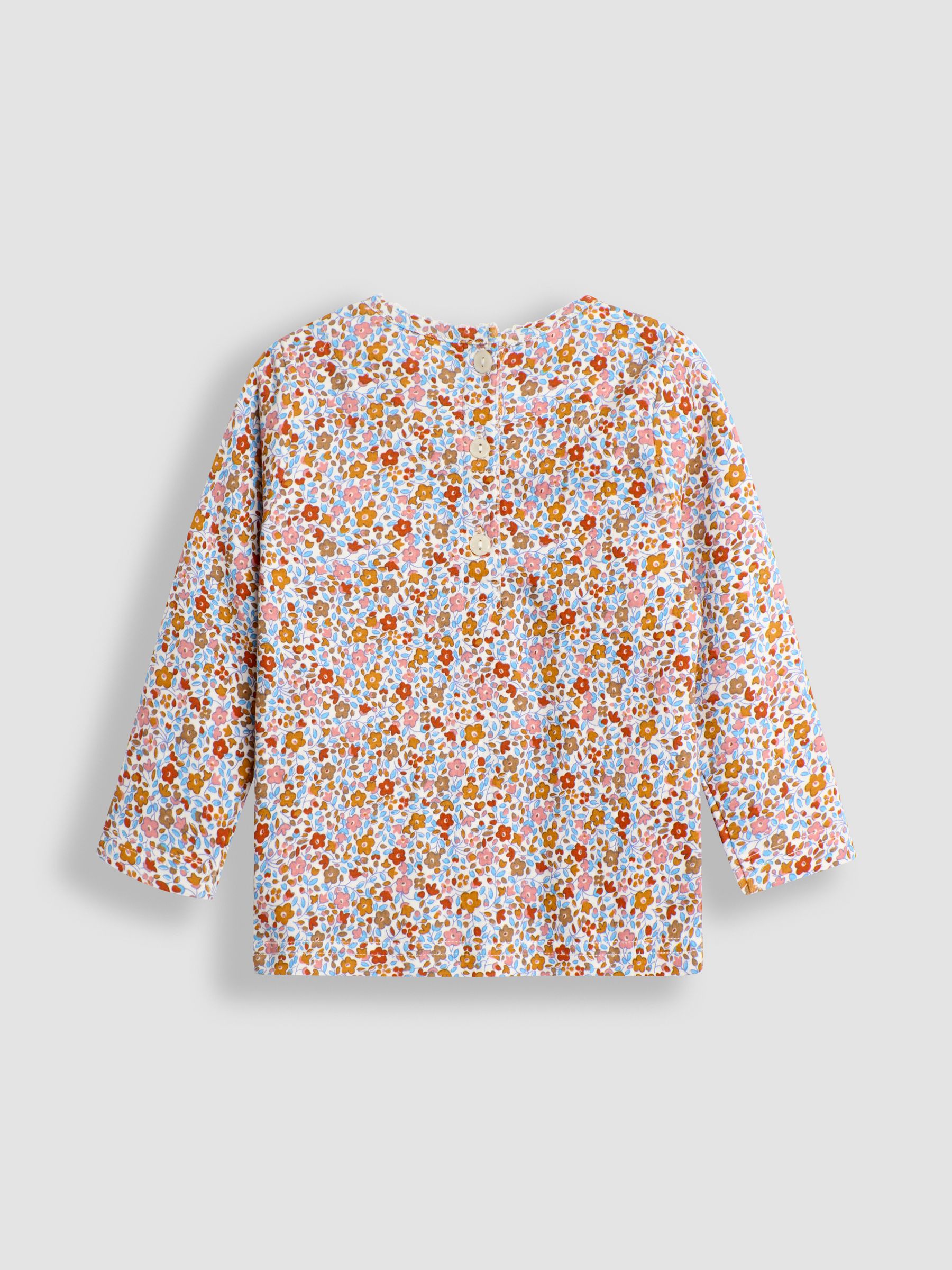 Duck Egg Appliqué Pinafore Dress & Top Set - Image 4 of 6