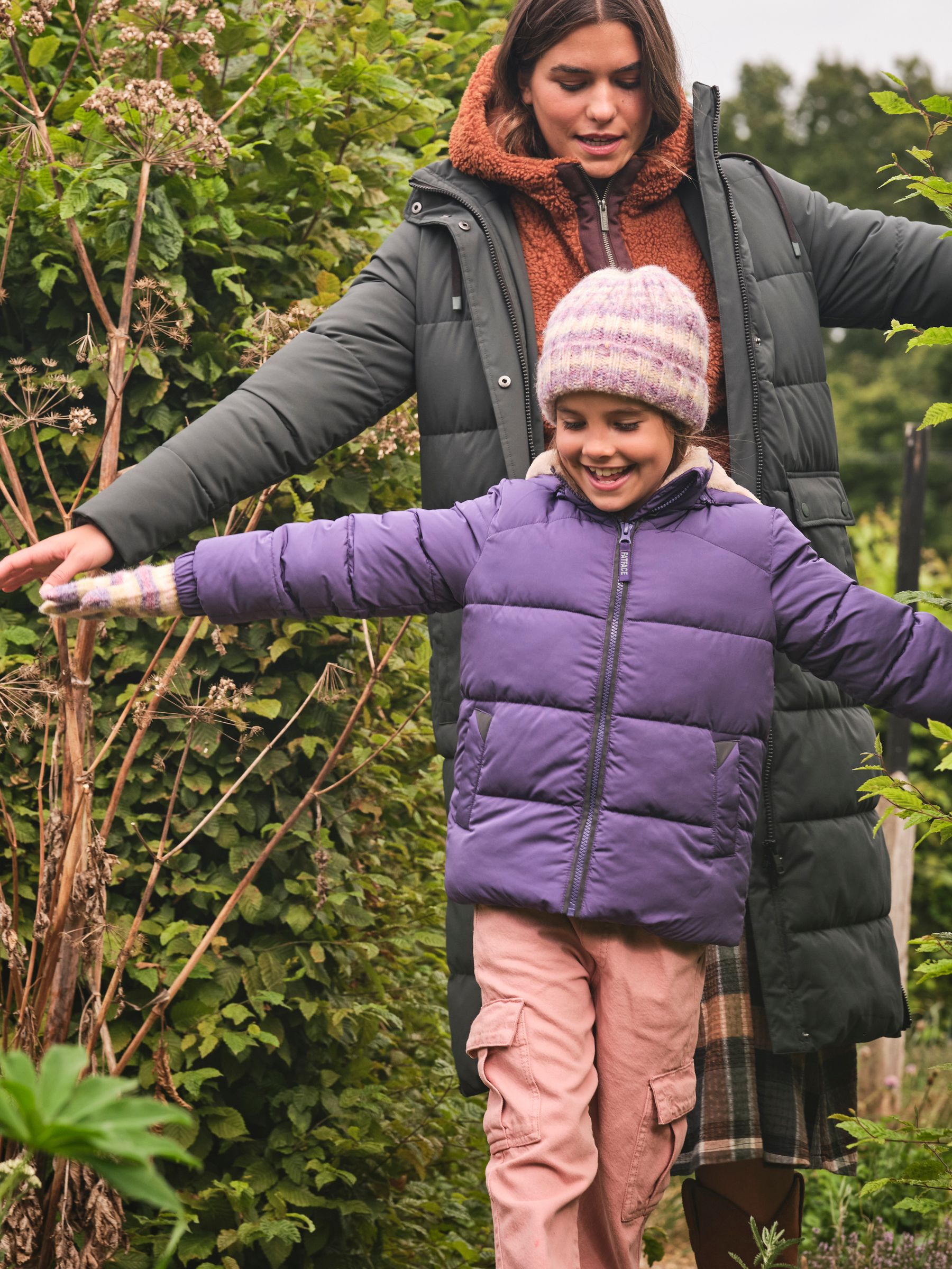 Everly Purple Padded Jacket - Image 1 of 6