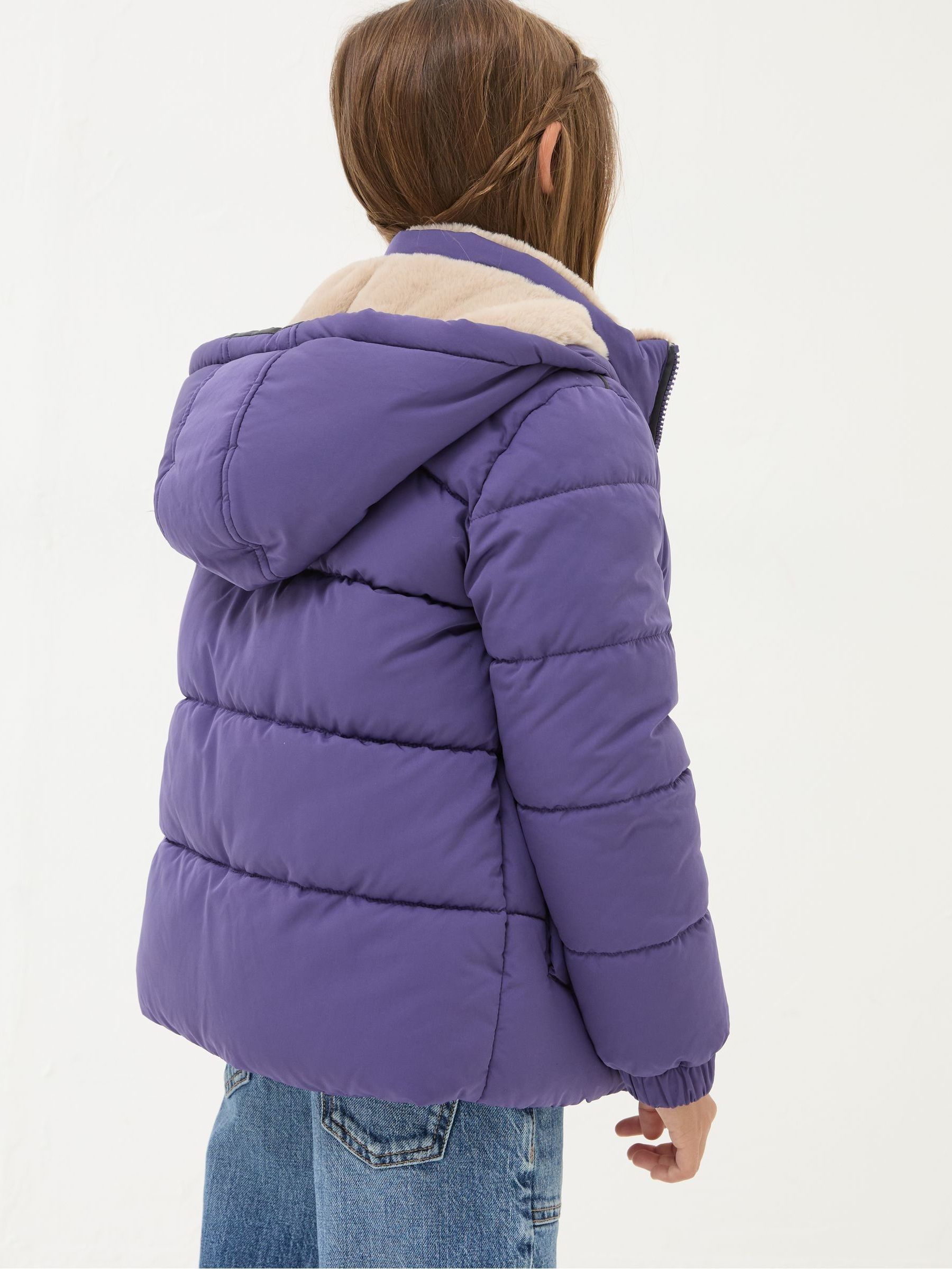Everly Purple Padded Jacket - Image 4 of 6