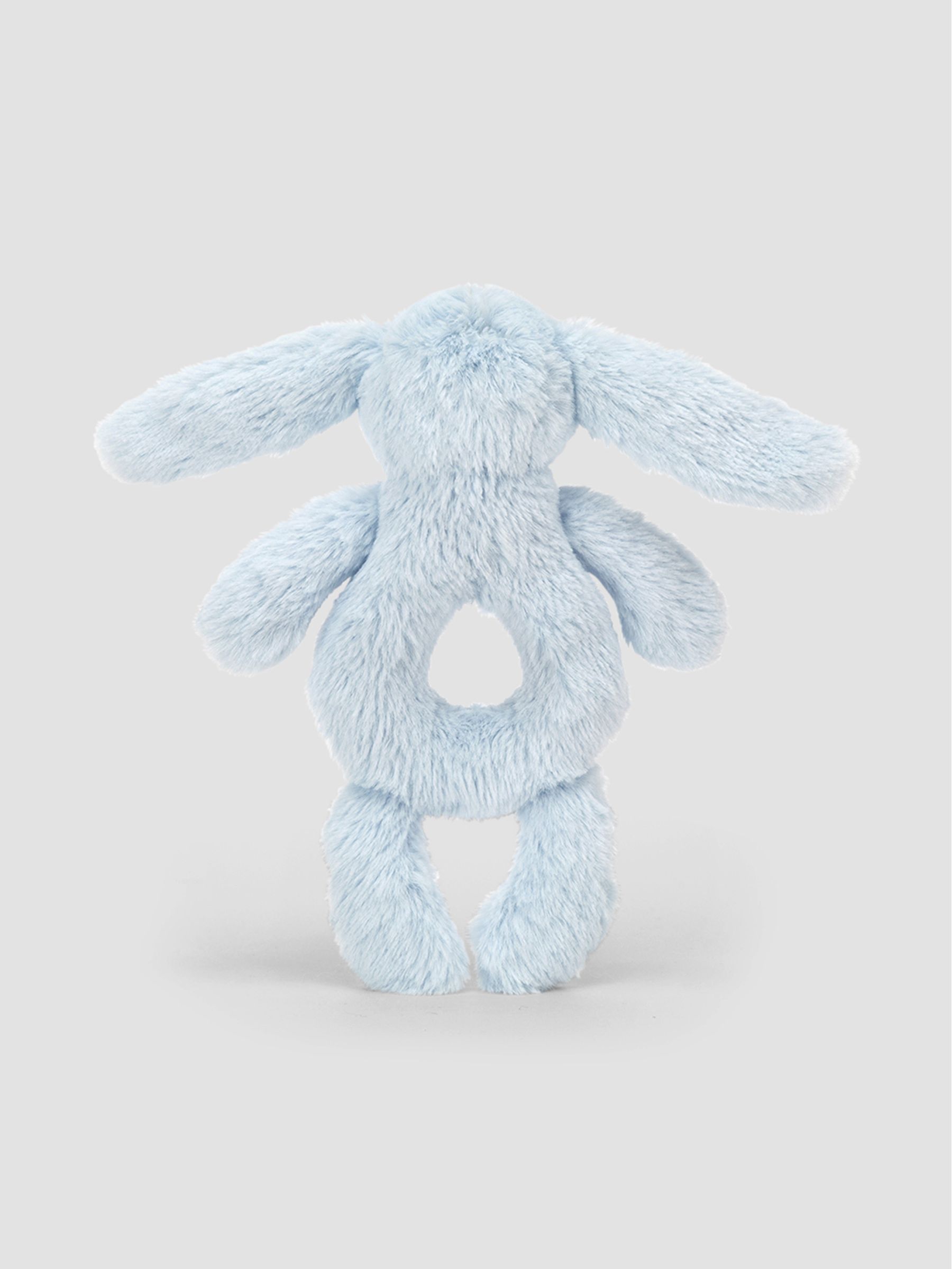 Blue Jellycat Bashful Bunny Ring Rattle - Image 2 of 4