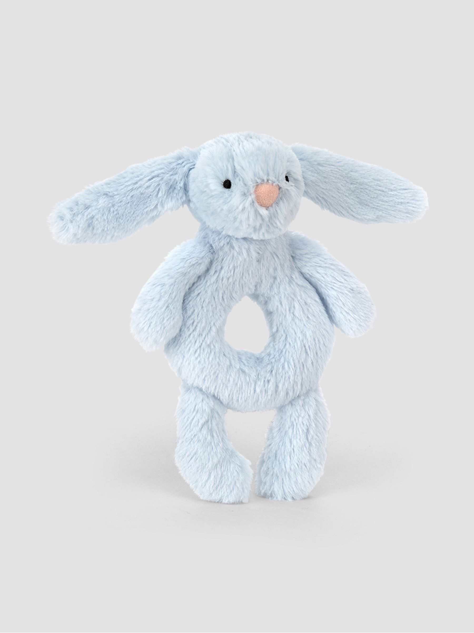 Blue Jellycat Bashful Bunny Ring Rattle - Image 3 of 4