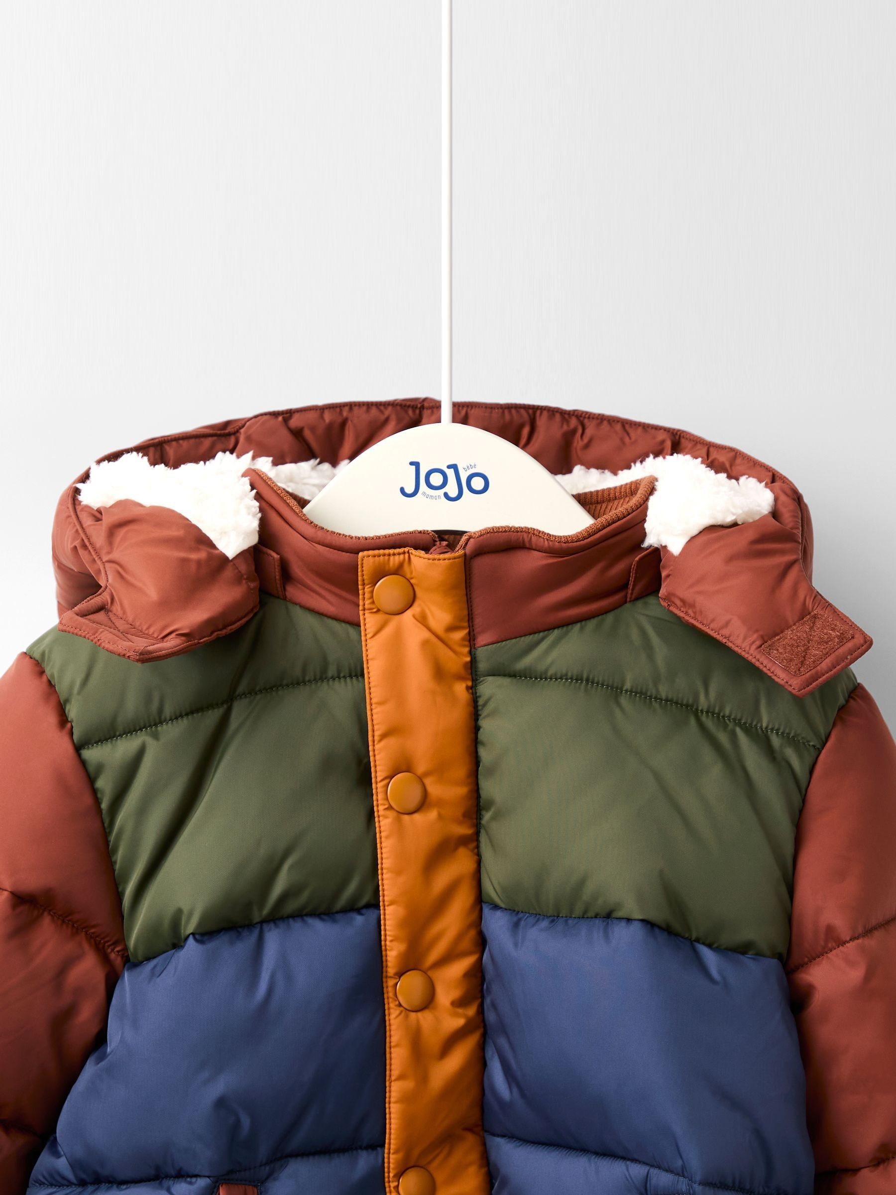 Brown Neutral Puffer Jacket - Image 10 of 10