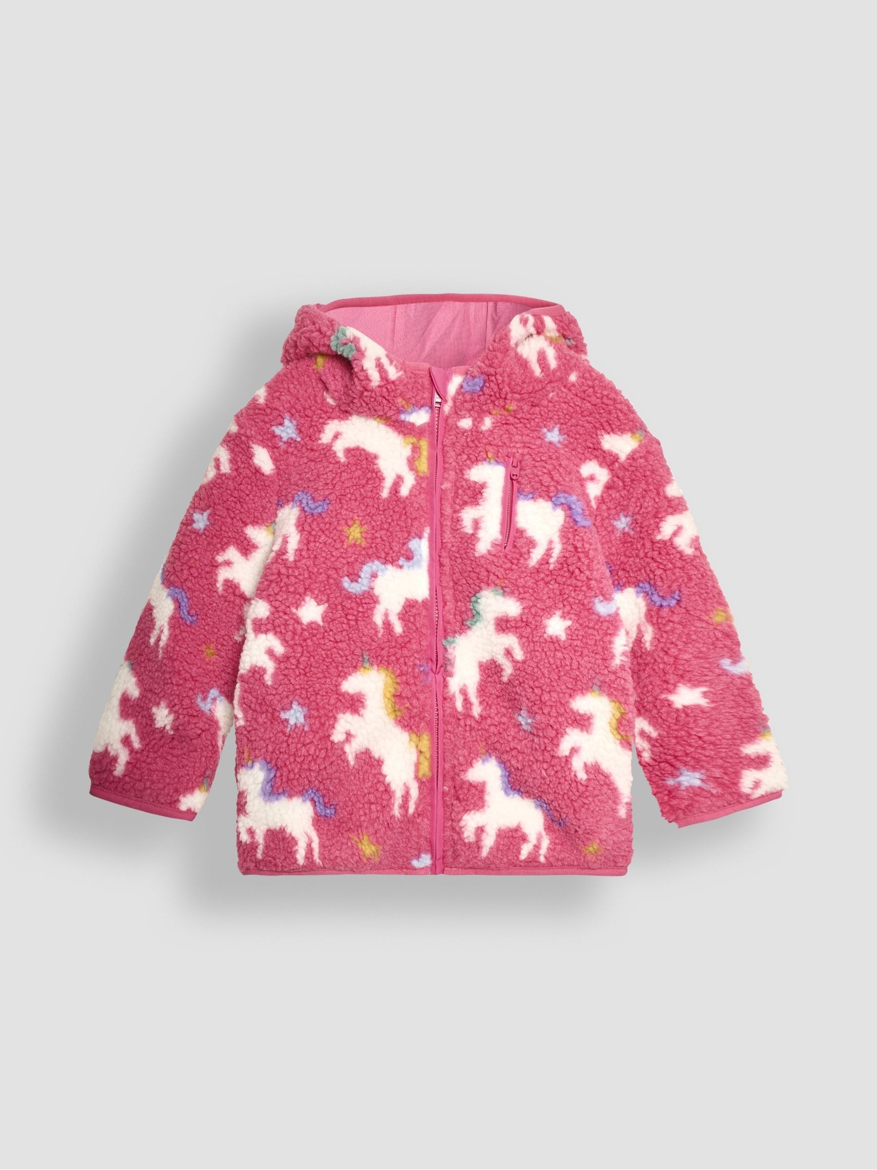 Pink Unicorn Teddy Fleece - Image 1 of 3