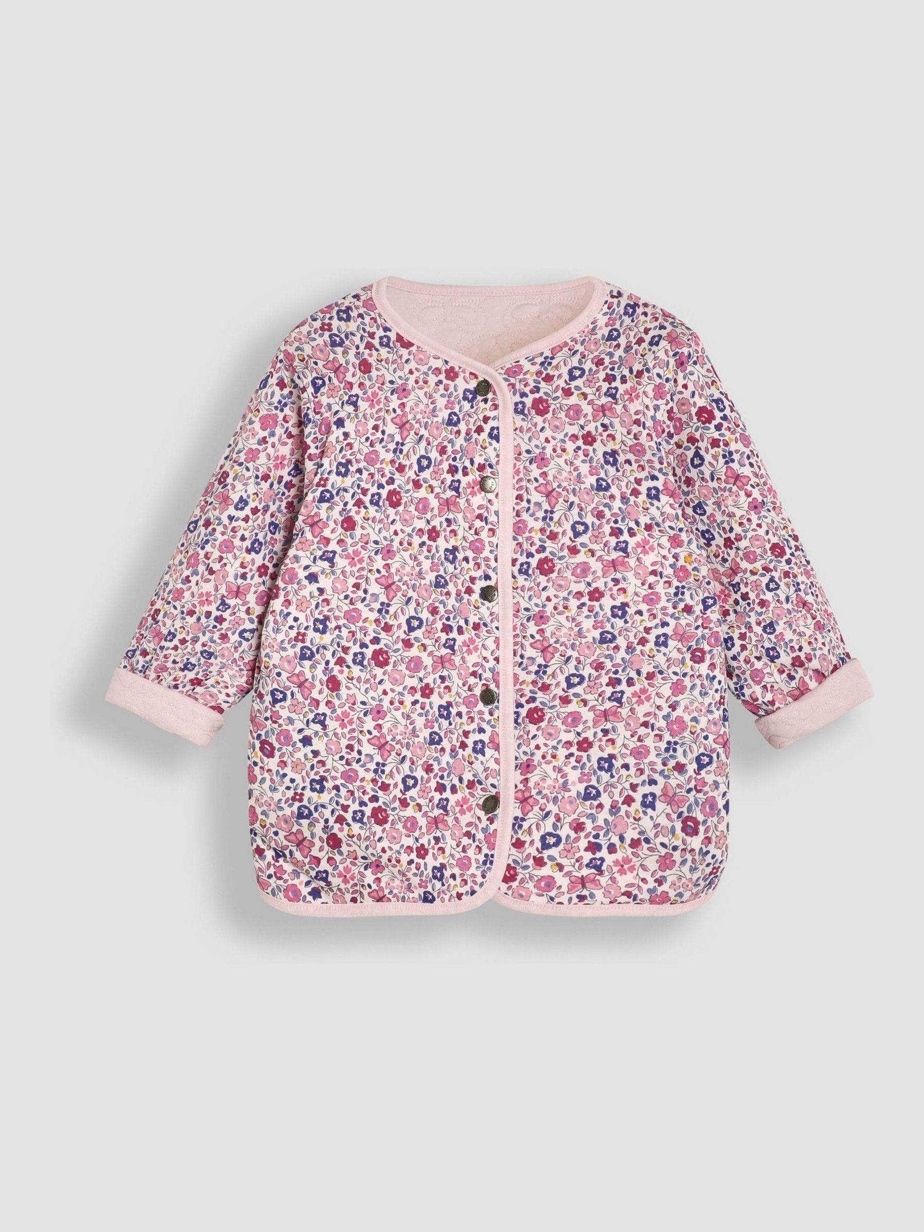 Berry Butterfly Quilted Reversible Jacket - Image 4 of 4