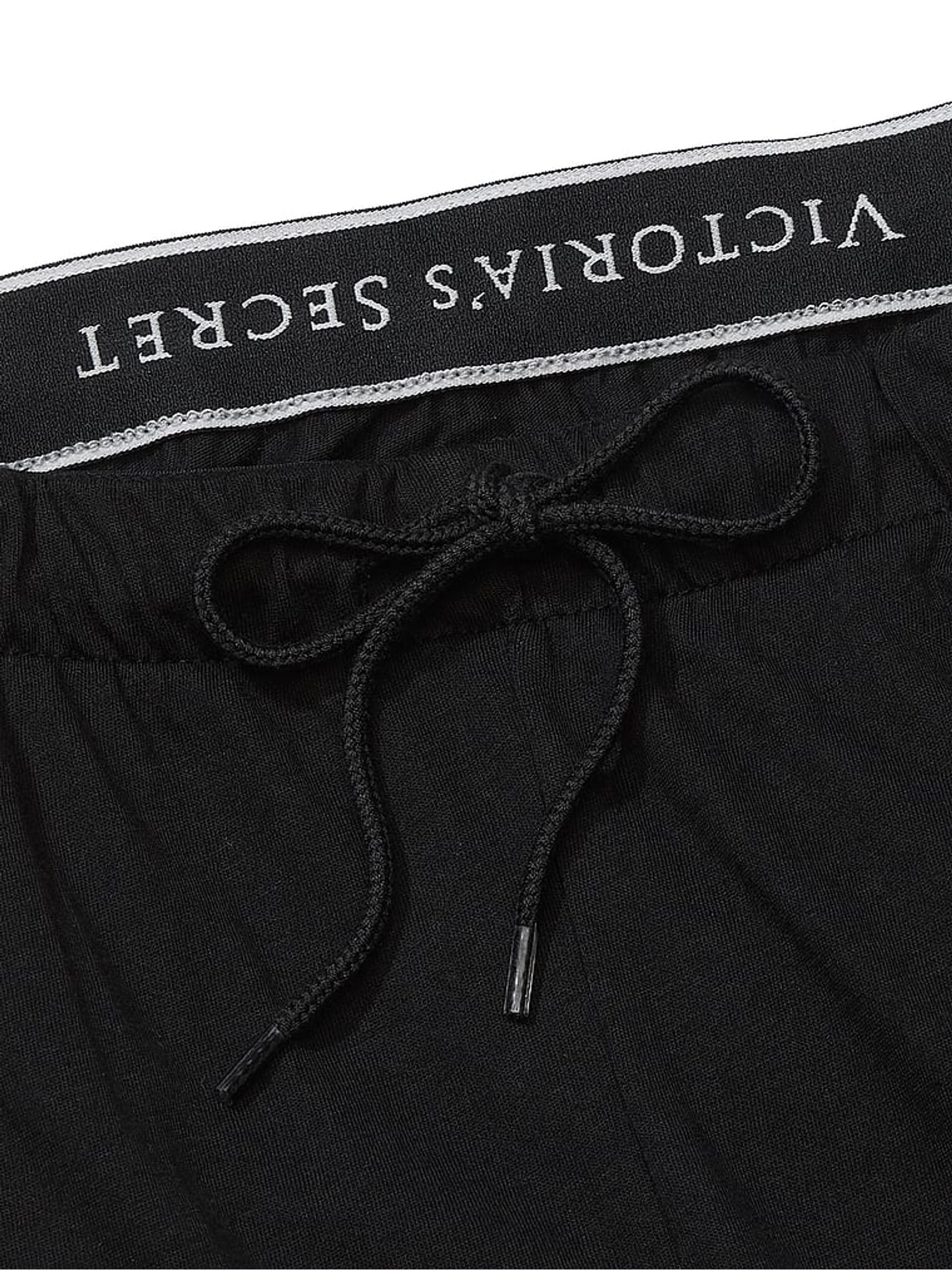 Black Cotton Long Pyjama Set - Image 4 of 4
