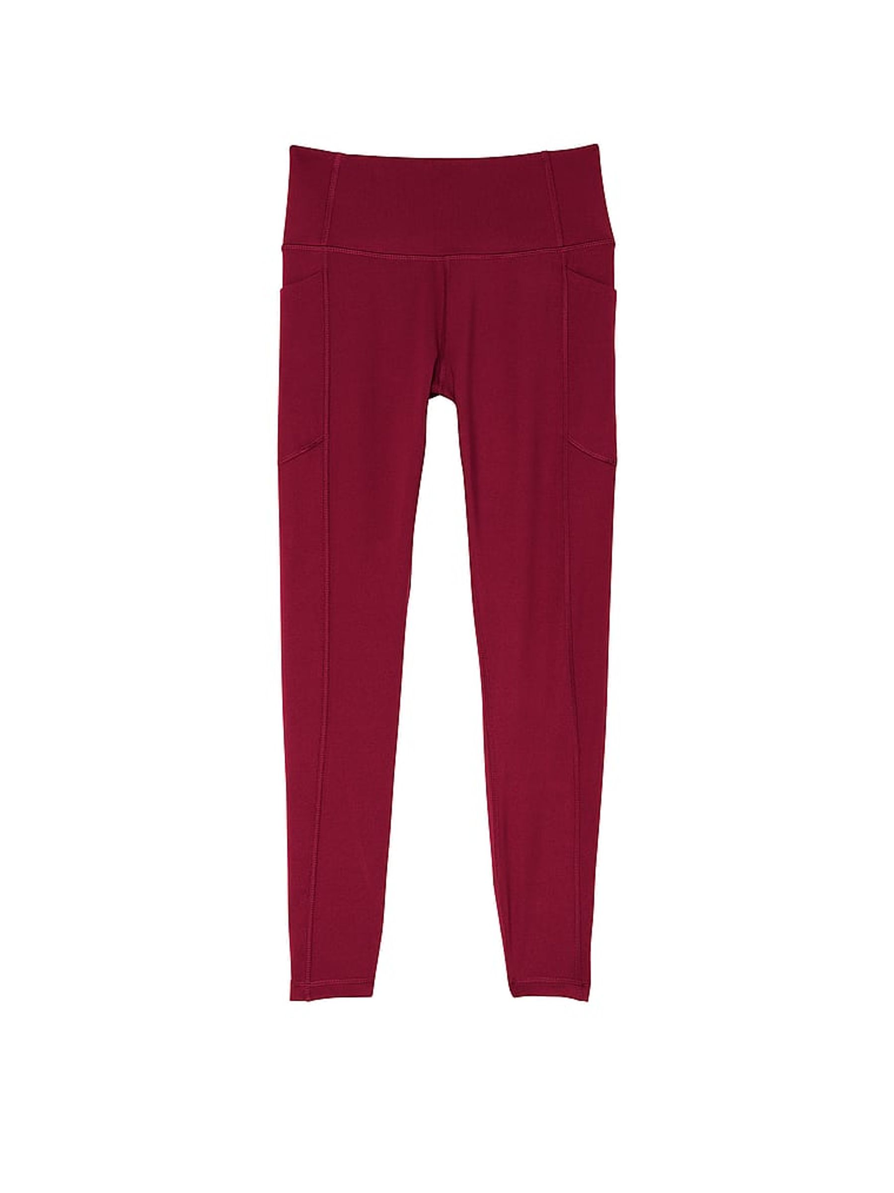 Campari Red 7/8 Length Essential Pocket Leggings - Image 3 of 4
