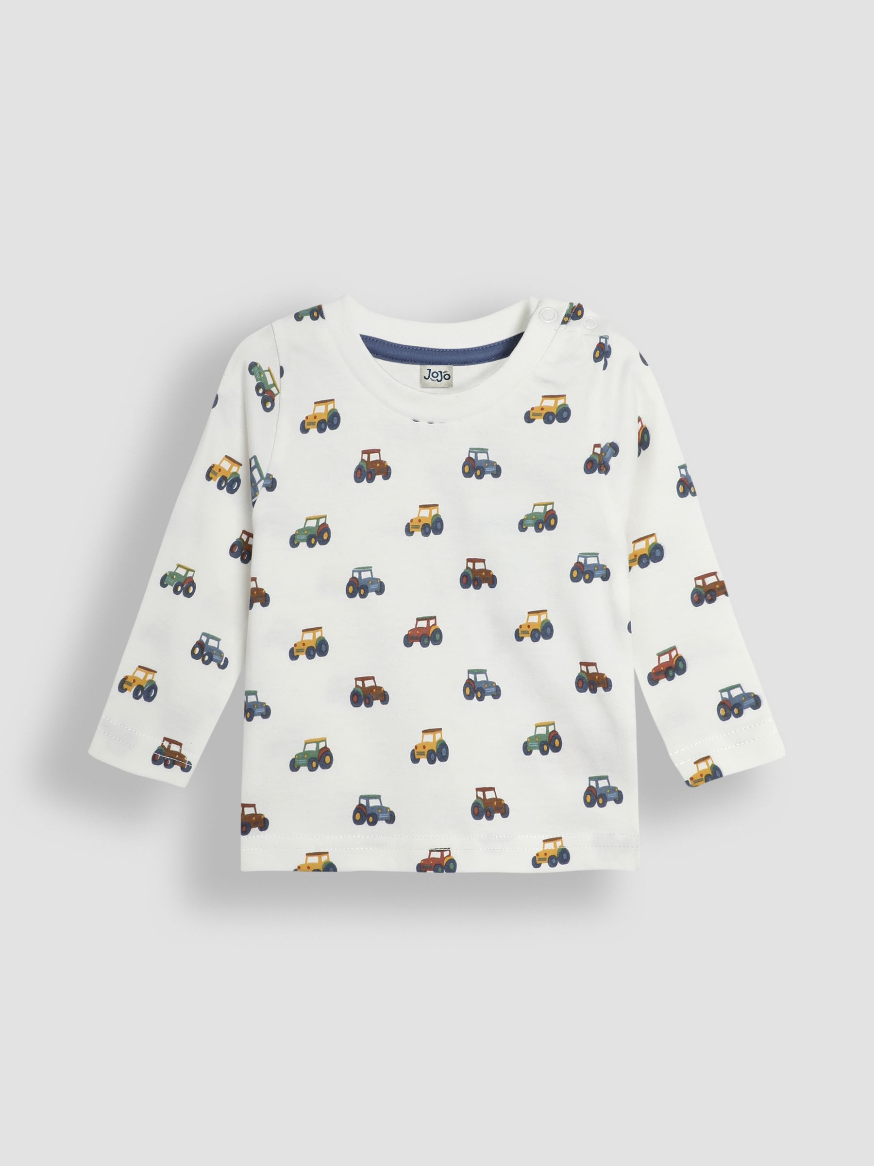 Chambray Tractor Appliqué Pocket Dungarees and Top Set - Image 4 of 6