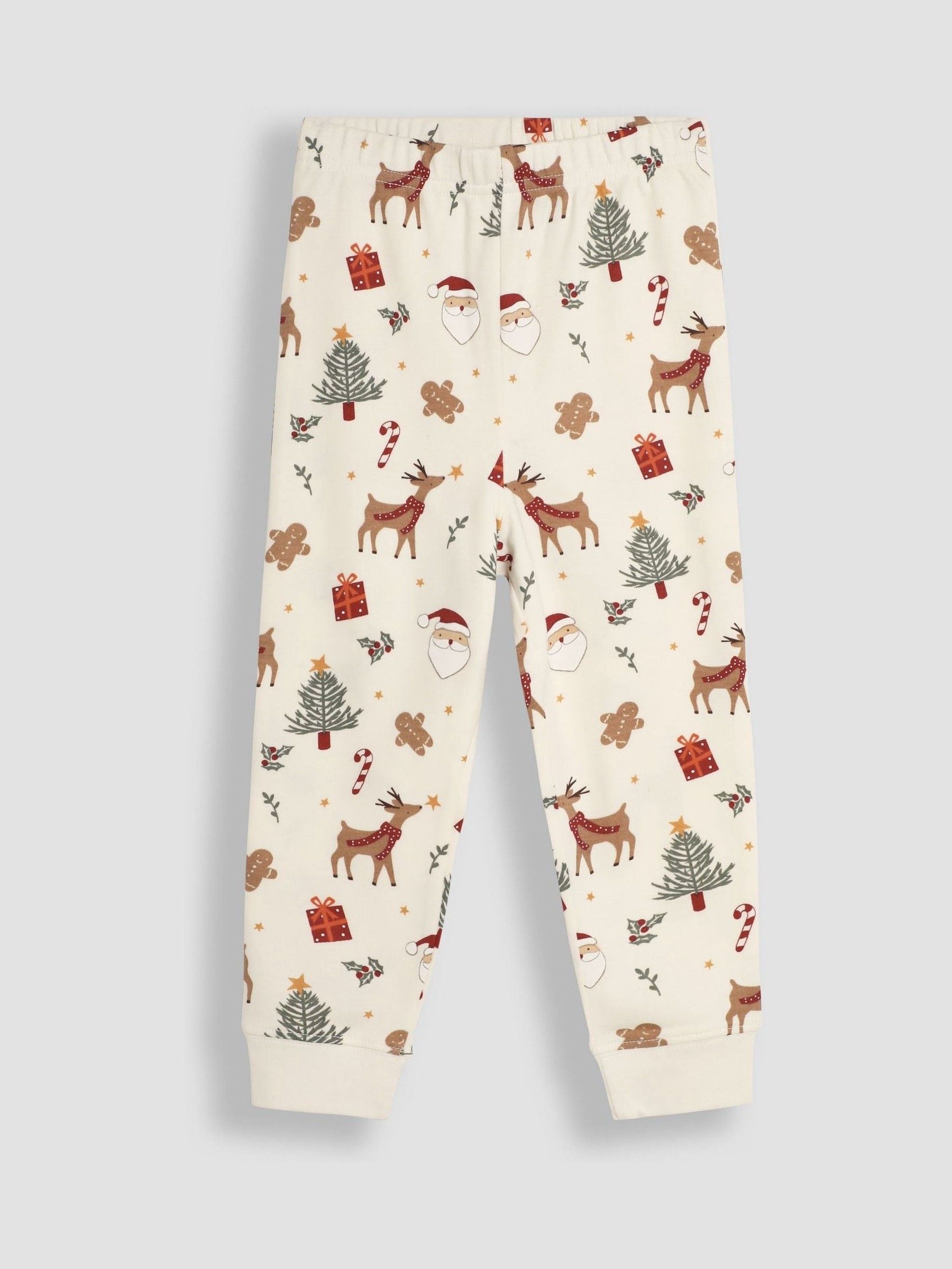 Cream Pretty Christmas Pyjamas - Image 6 of 7