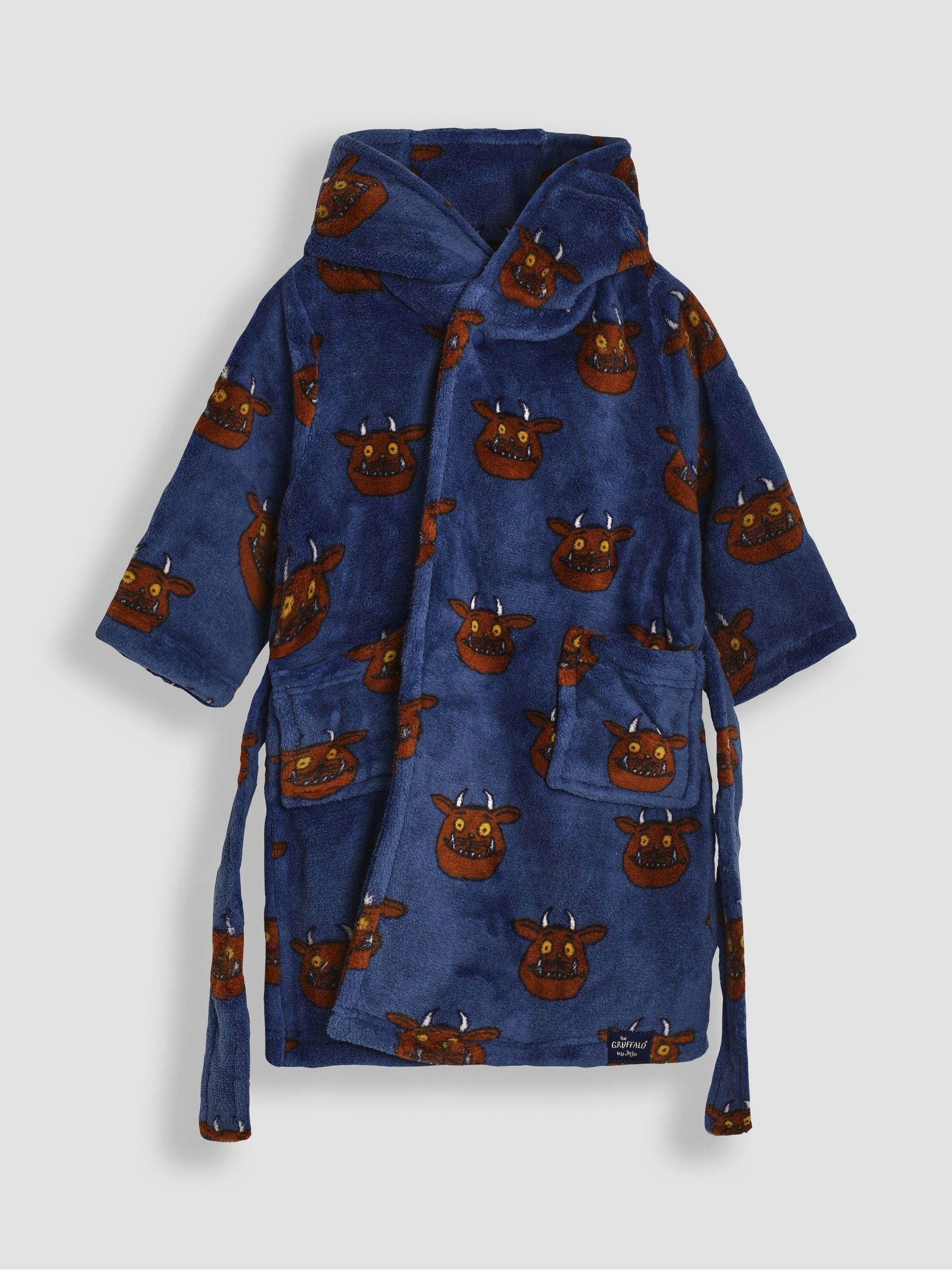 Navy Blue Gruffalo The Gruffalo Printed Dressing Gown - Image 1 of 3