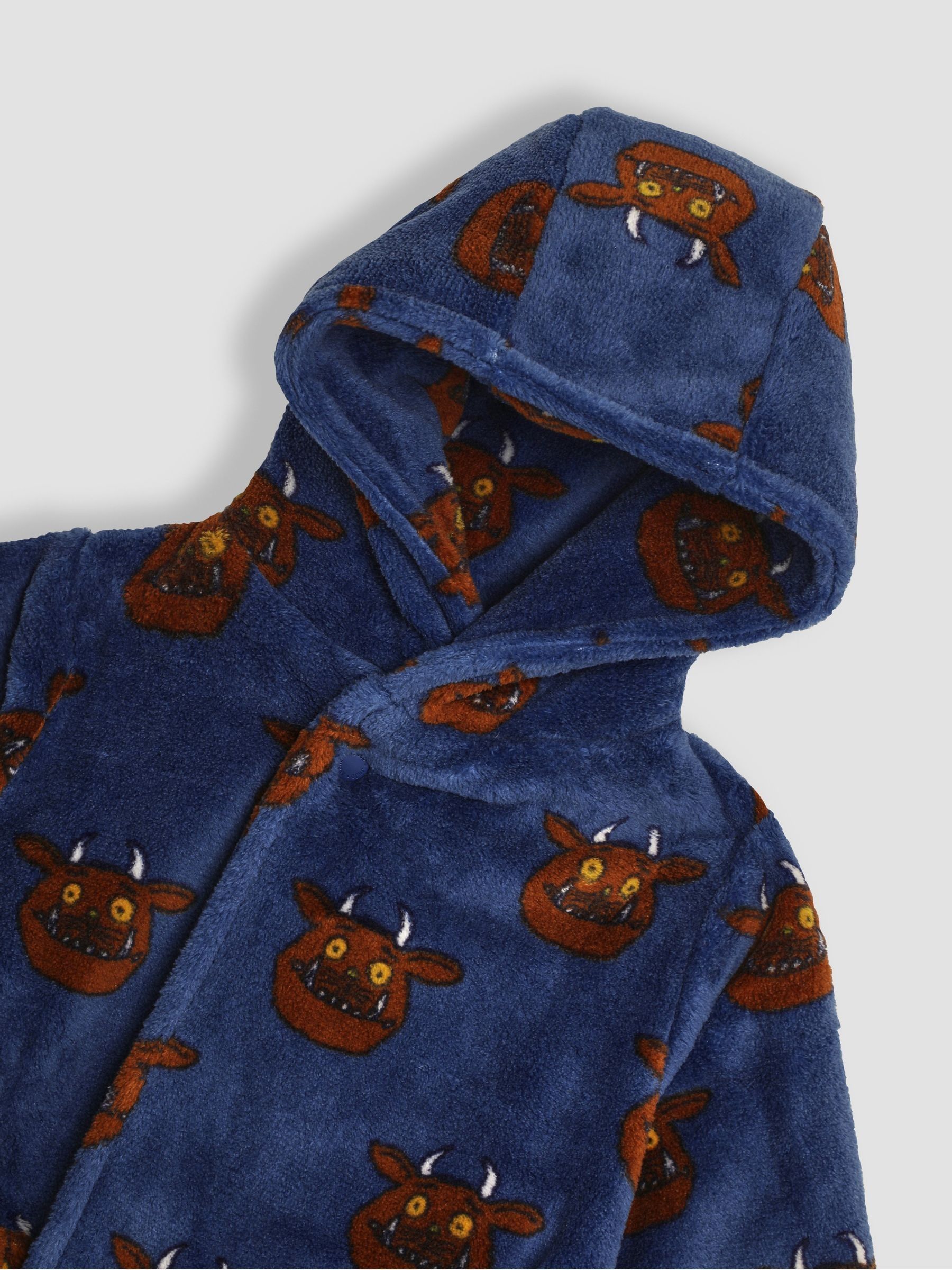 Navy Blue Gruffalo The Gruffalo Printed Dressing Gown - Image 3 of 3