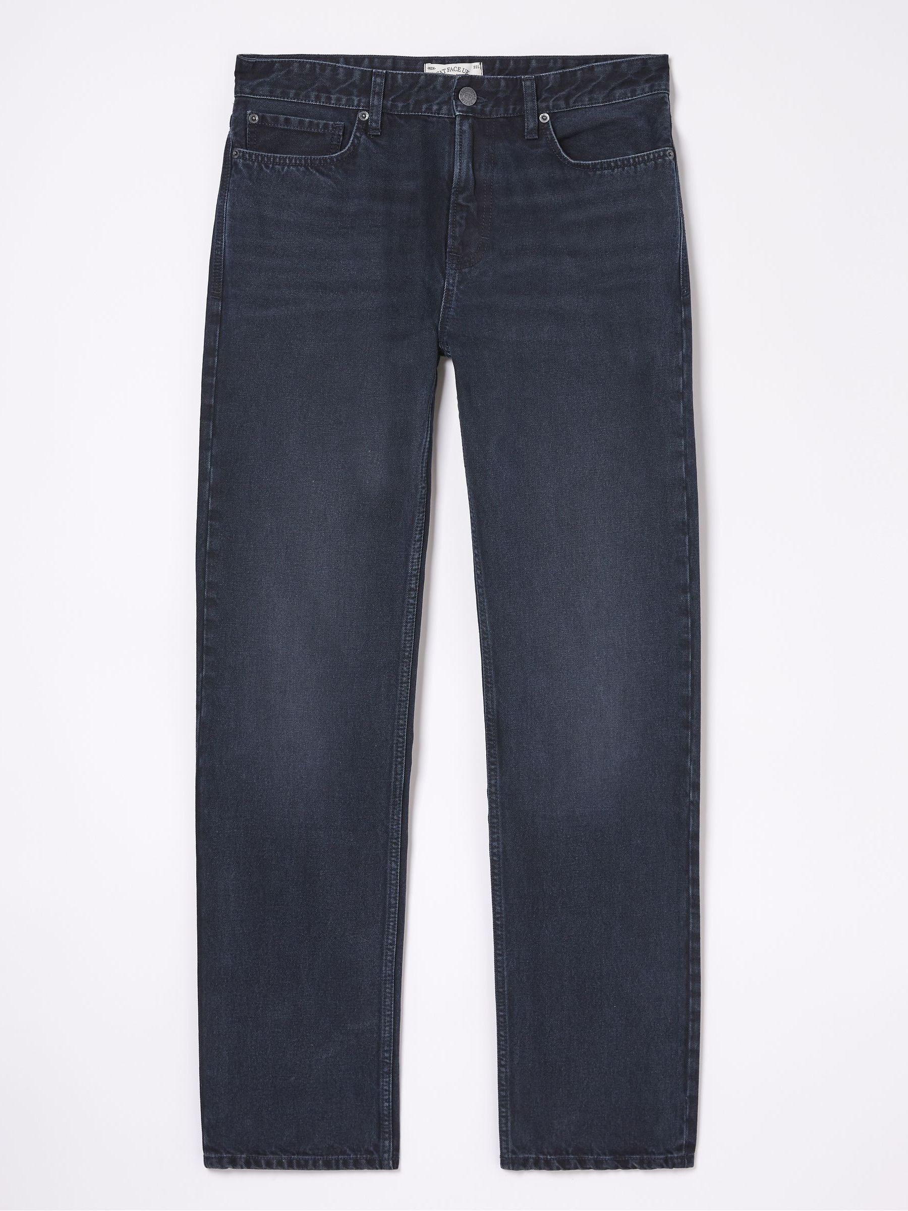 Denim Dark Blue Straight Fit Jeans - Image 6 of 6
