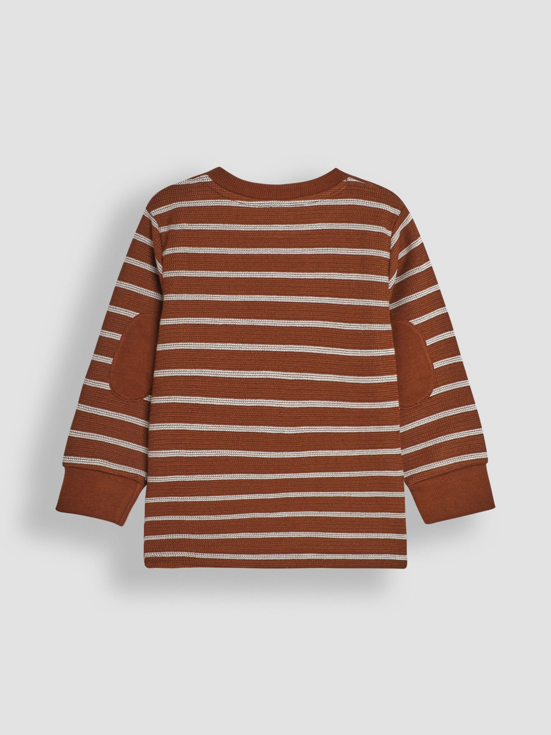 Toffee Brown Stripe Top - Image 2 of 3