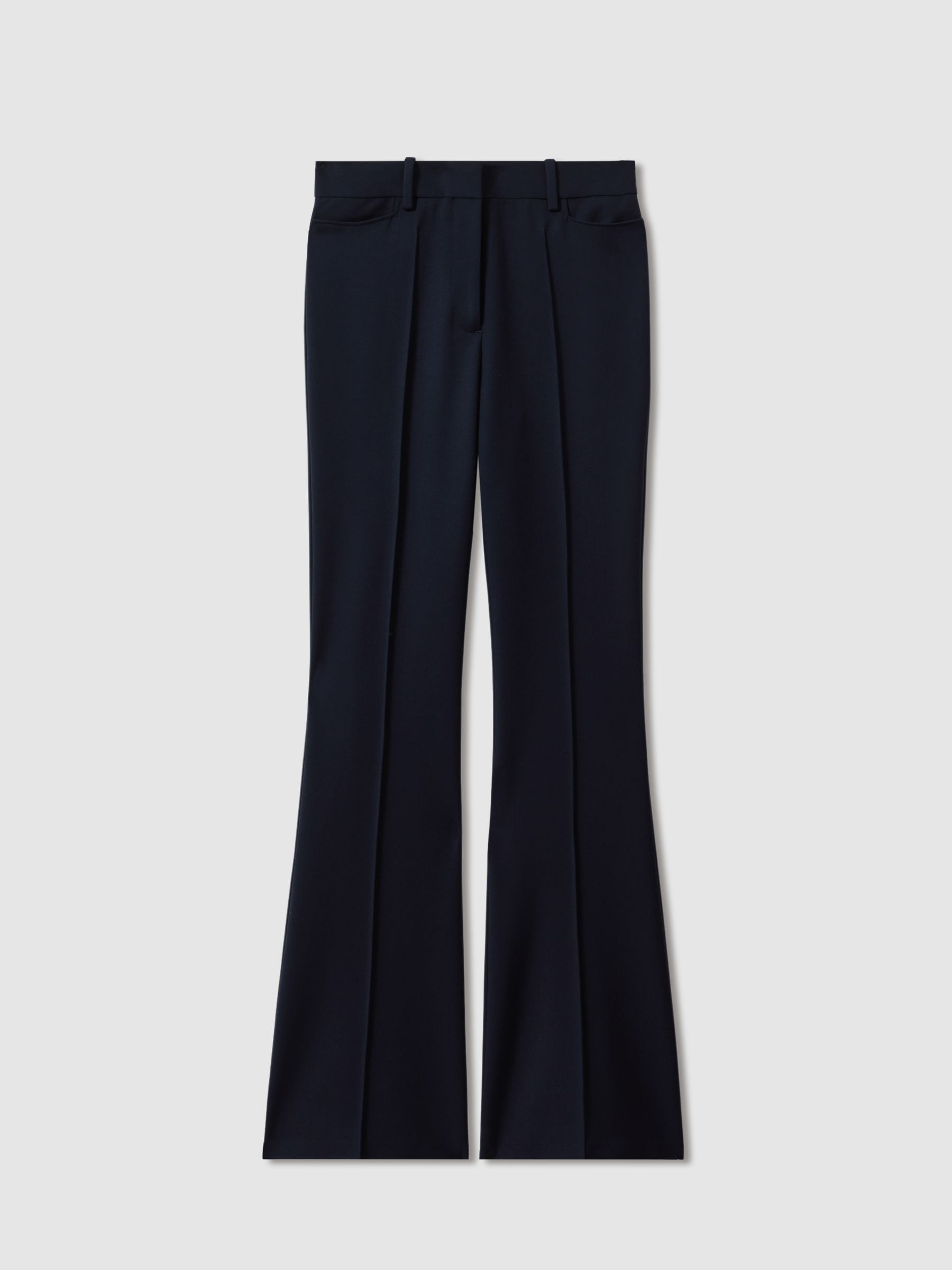 Flared Suit Trousers in Navy - Image 2 of 7