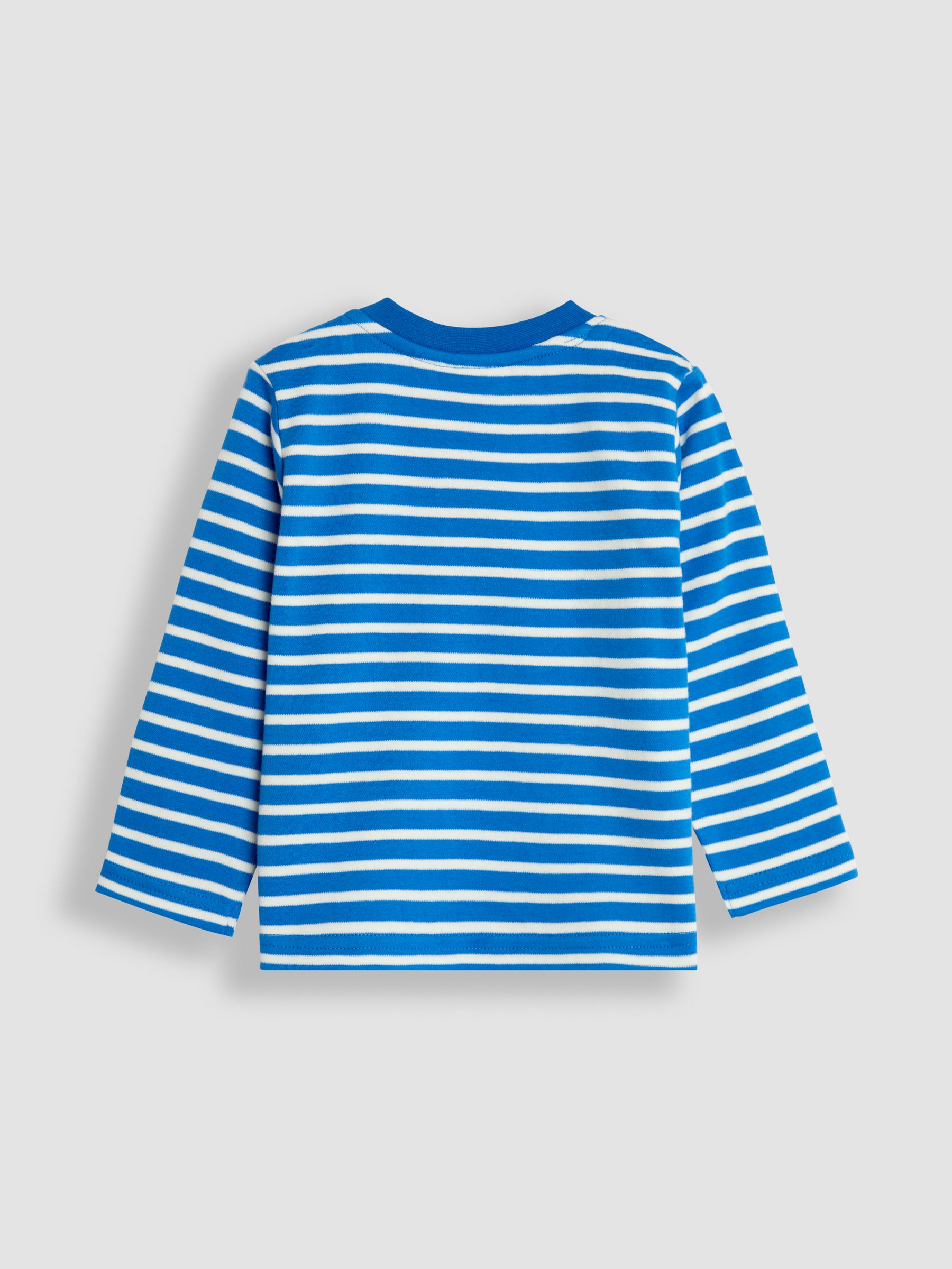 Ecru Shark Print & Stripe Long Sleeve 2-Pack Tops - Image 5 of 5