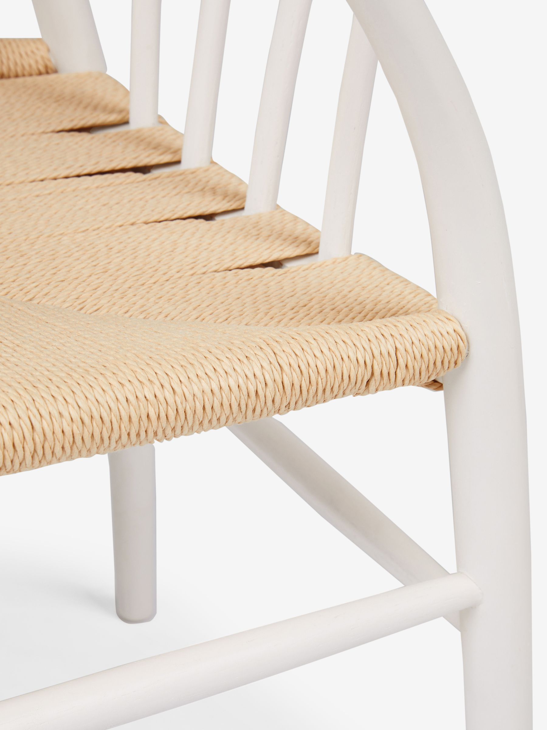 Set of 2 White Bray Dining Chairs - Image 6 of 7