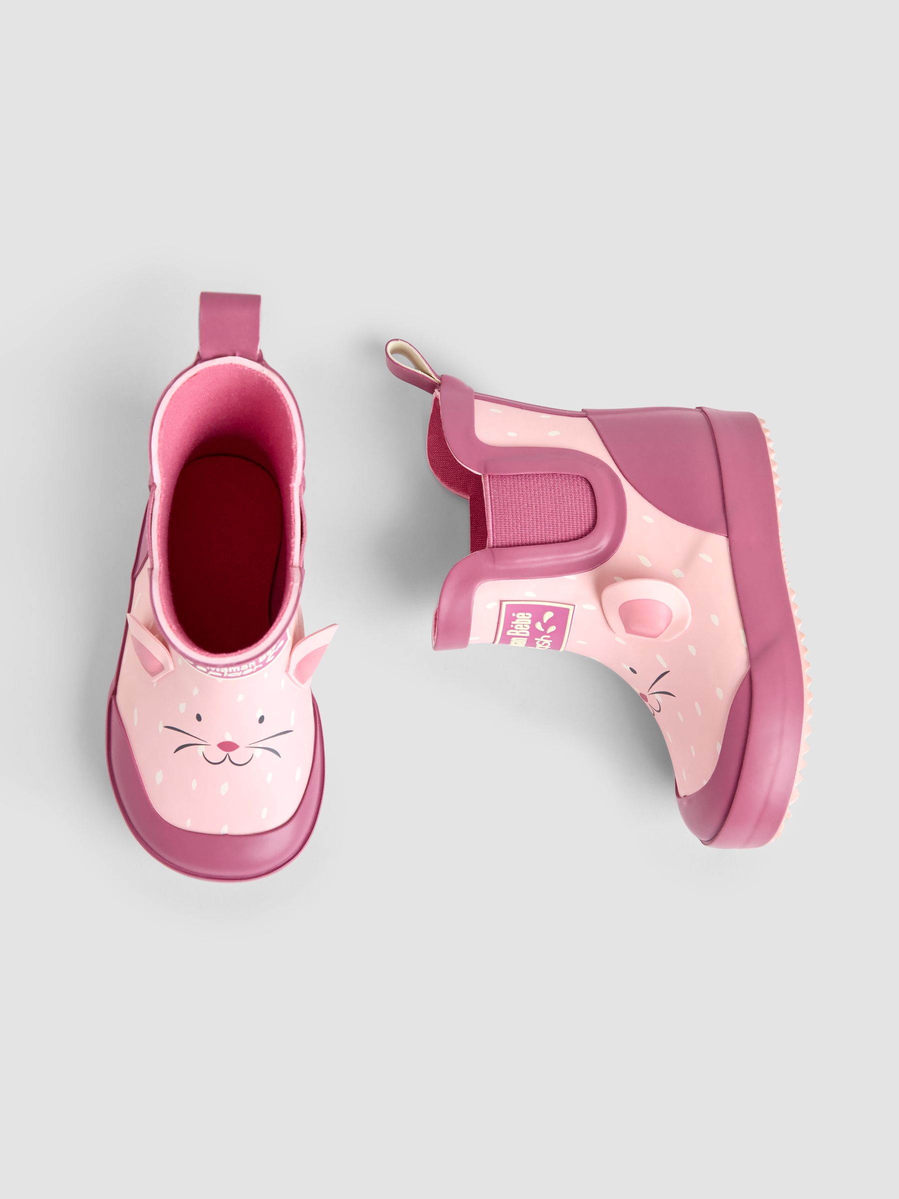 Pink Mouse Character Ankle Wellies - Image 4 of 4