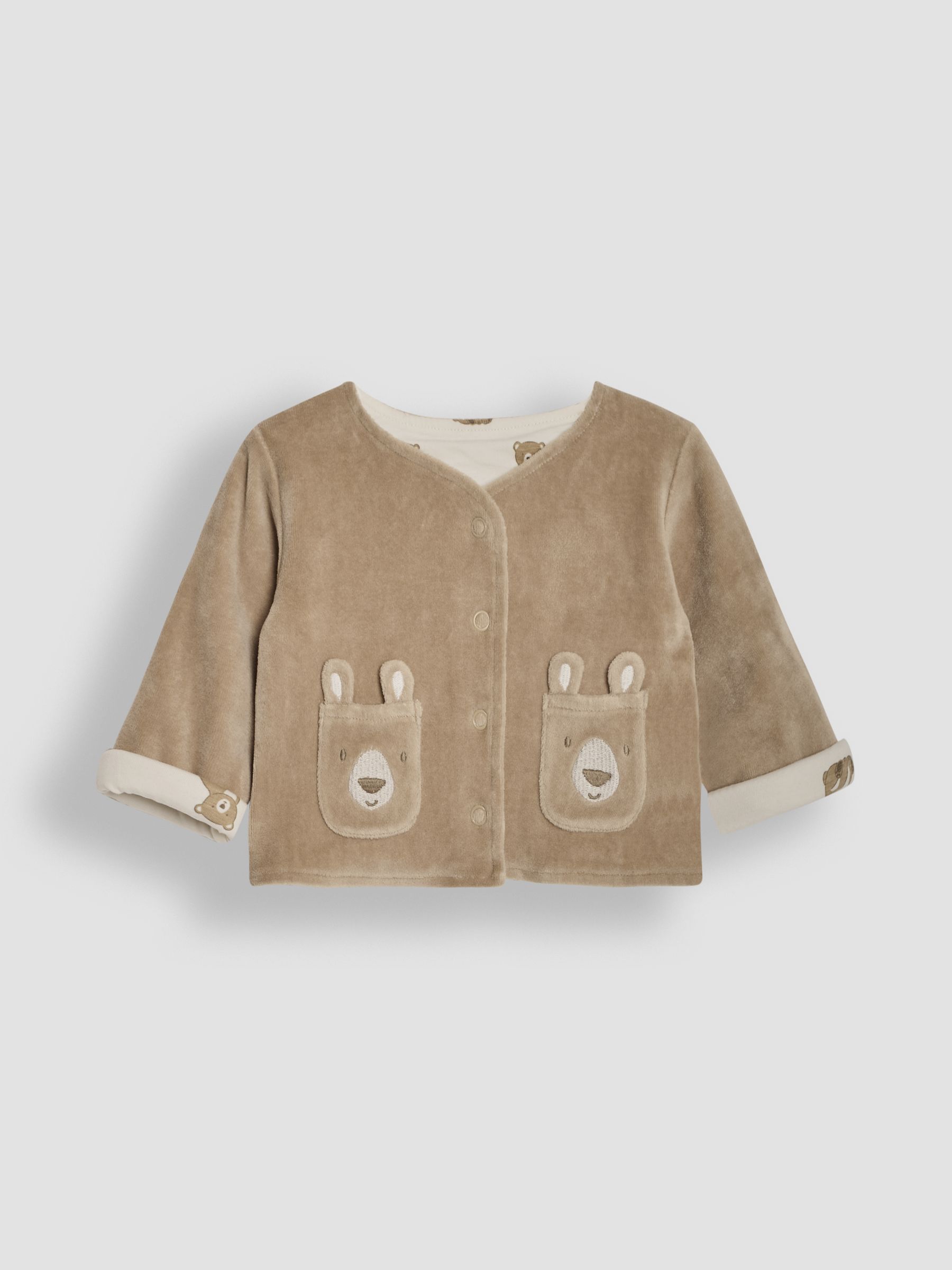Natural Baby Bear Velour Set 3 Piece - Image 2 of 8