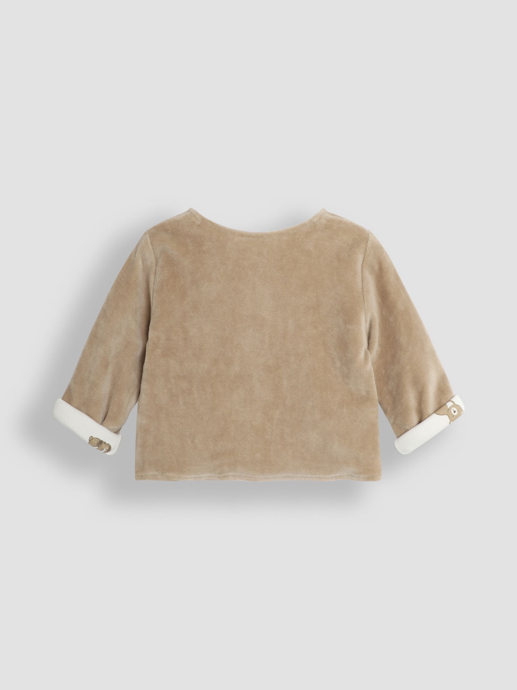 Natural Baby Bear Velour Set 3 Piece - Image 3 of 8