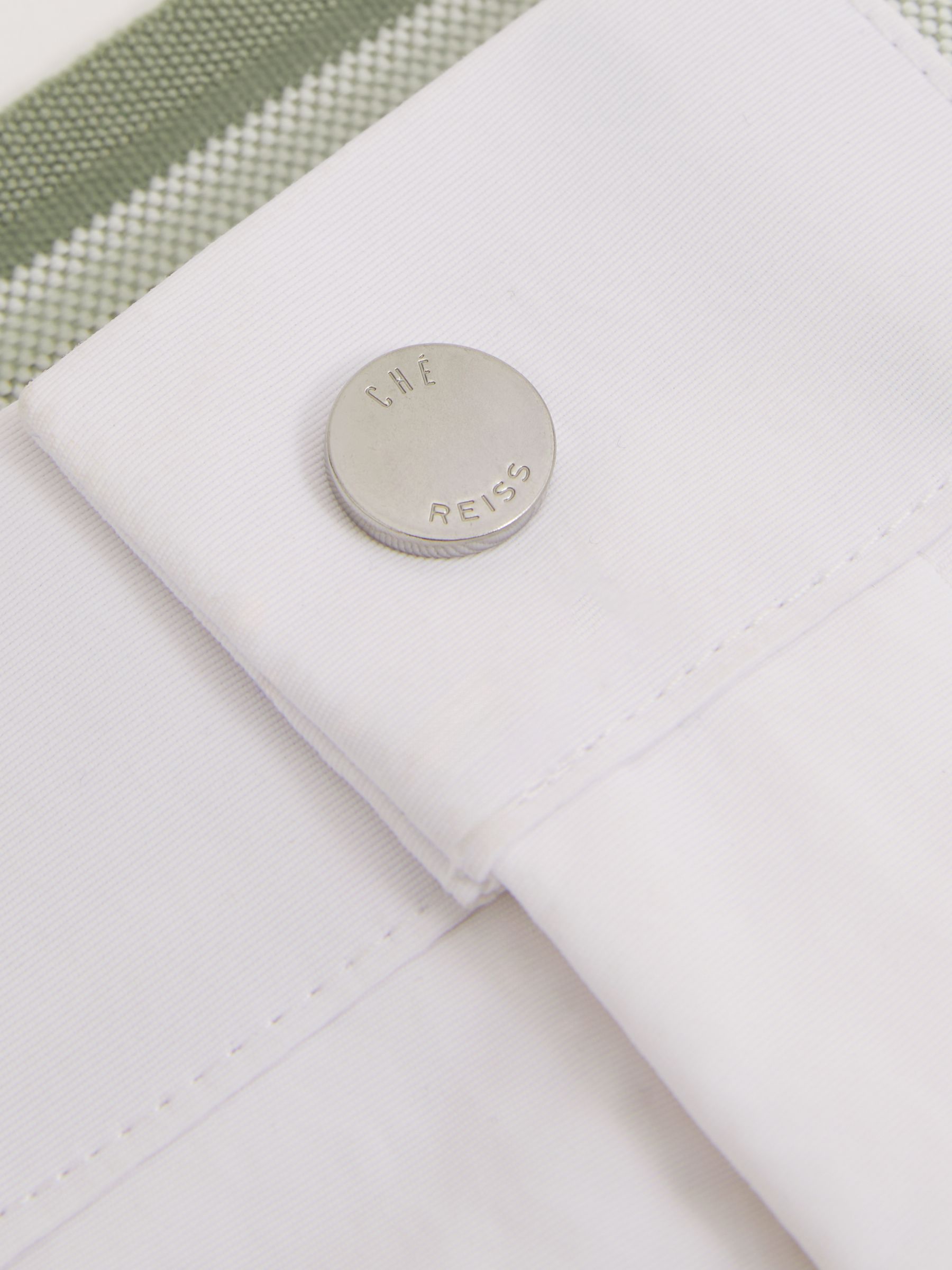 Contrast Stripe Elasticated Waist Swim Shorts in White - Image 4 of 5