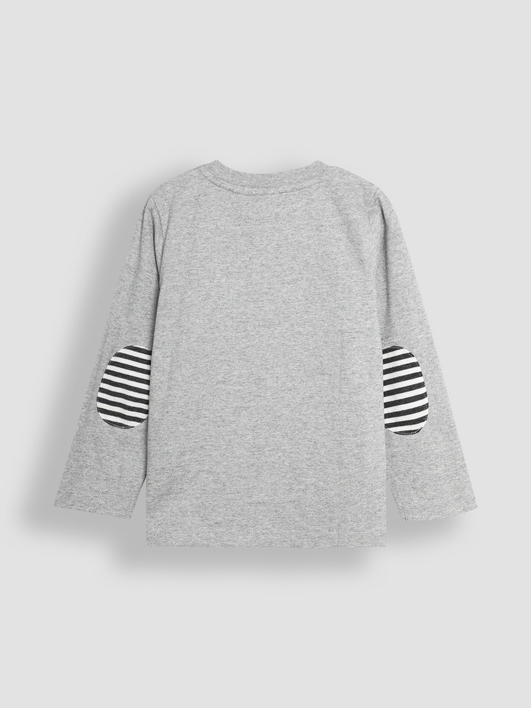 Grey Marl Badger Appliqué Pocket Top - Image 2 of 3