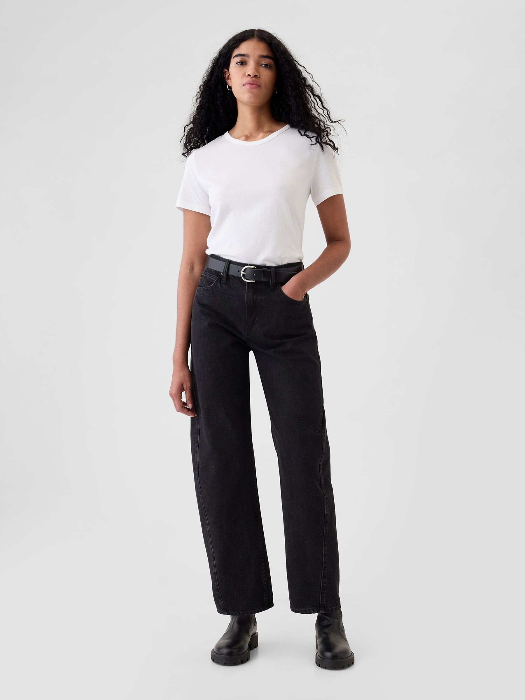 White Crew Neck Vintage Short Sleeve T-Shirt - Image 3 of 7