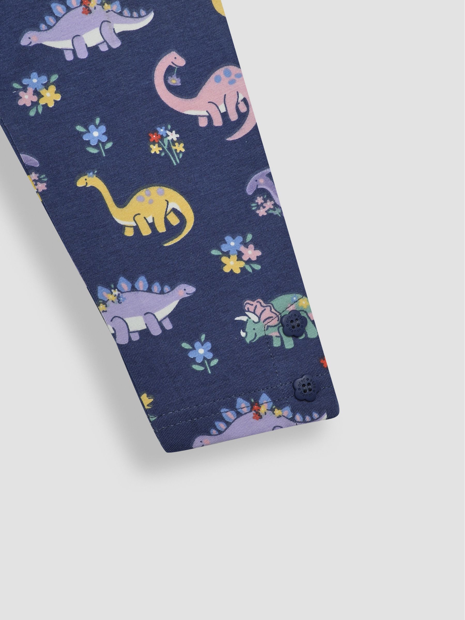 Navy Blue Dino Floral 2-Pack Autumn Ditsy Floral Leggings - Image 6 of 8
