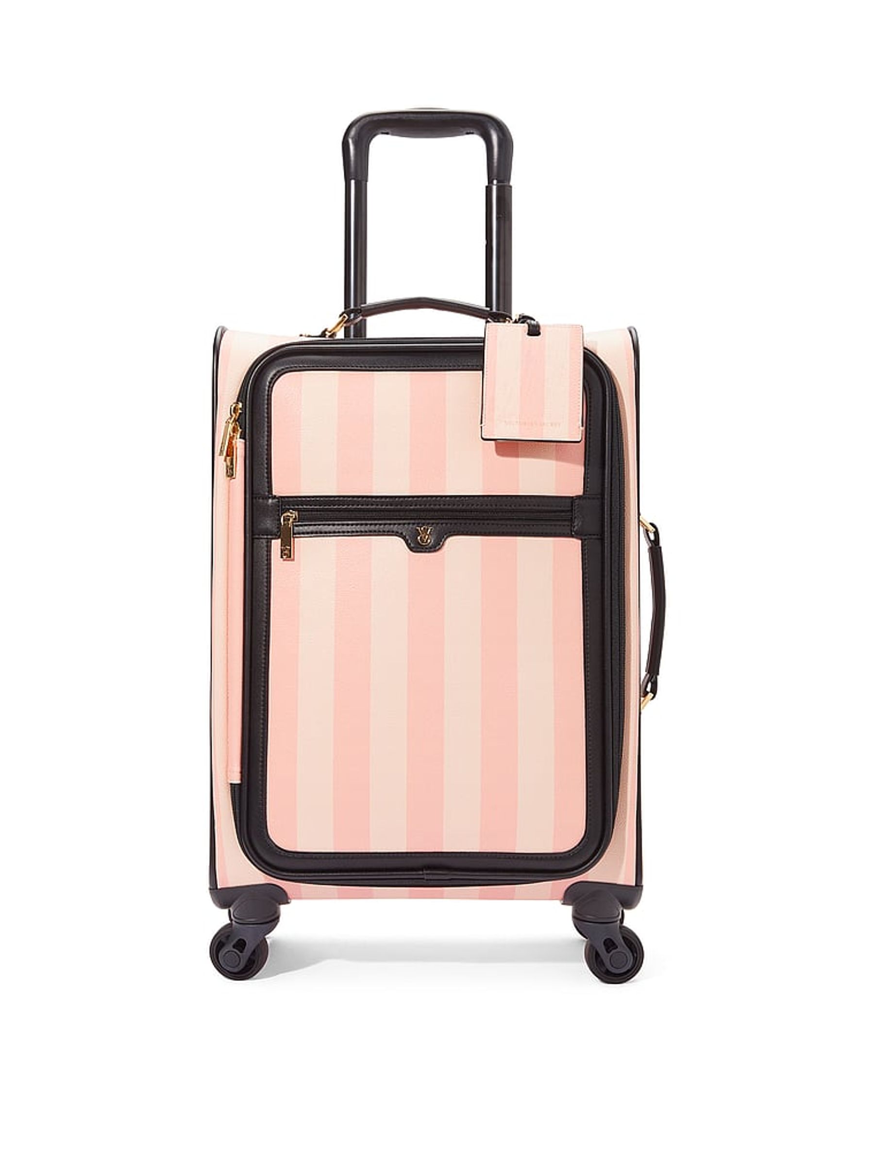 Iconic Stripe Pink Getaway Carry On Suitcase - Image 1 of 3