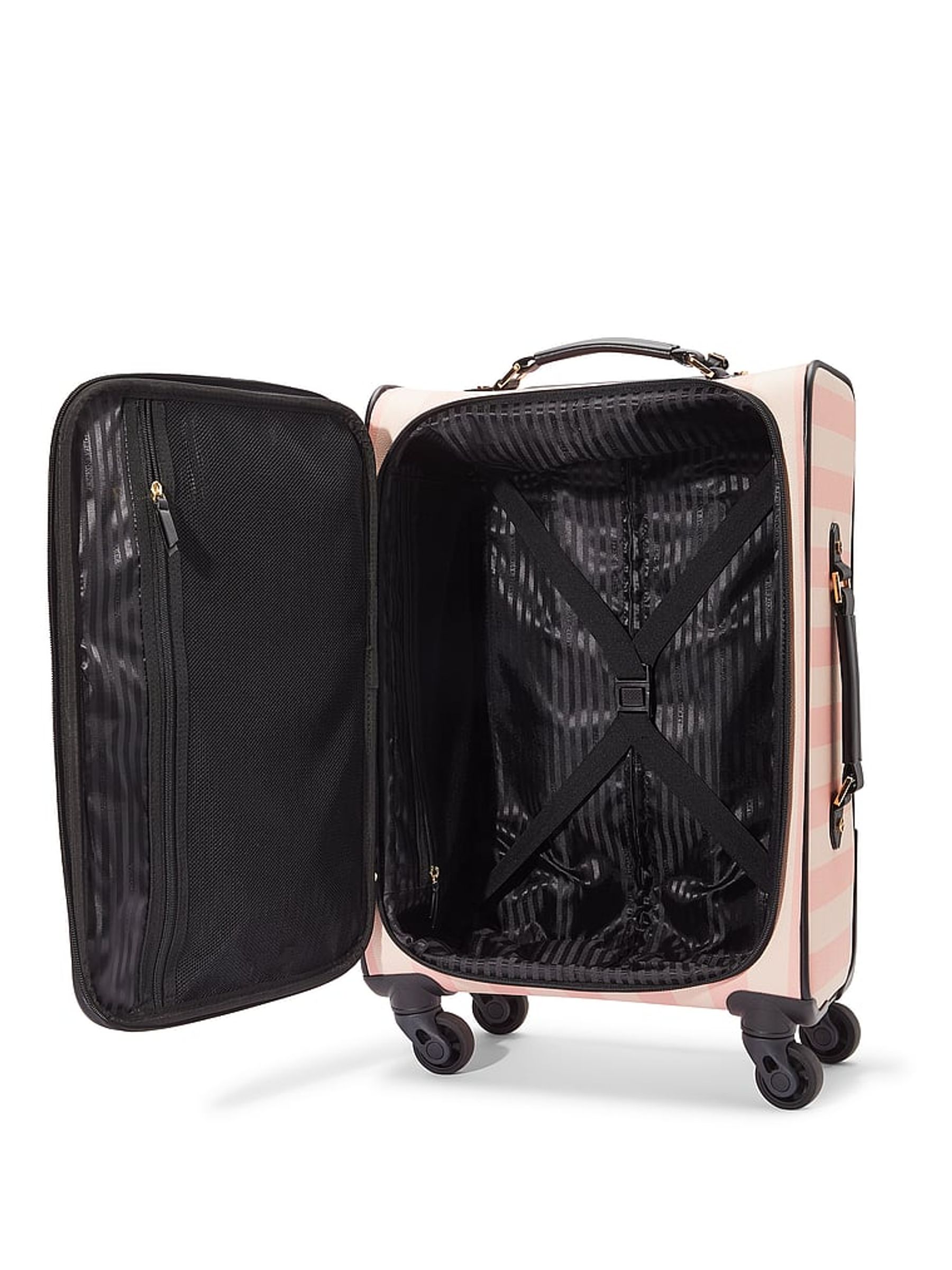 Iconic Stripe Pink Getaway Carry On Suitcase | Victoria's Secret UK