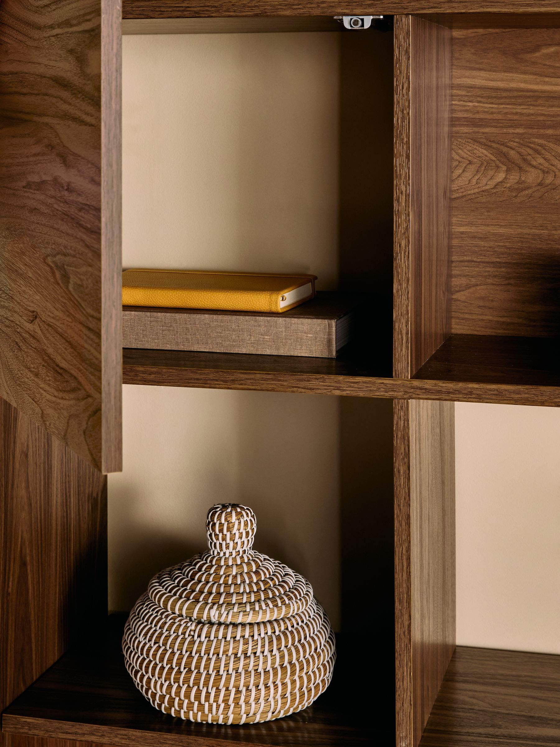 Blaze Wide Shelving Unit in Dark Brown - Image 3 of 5