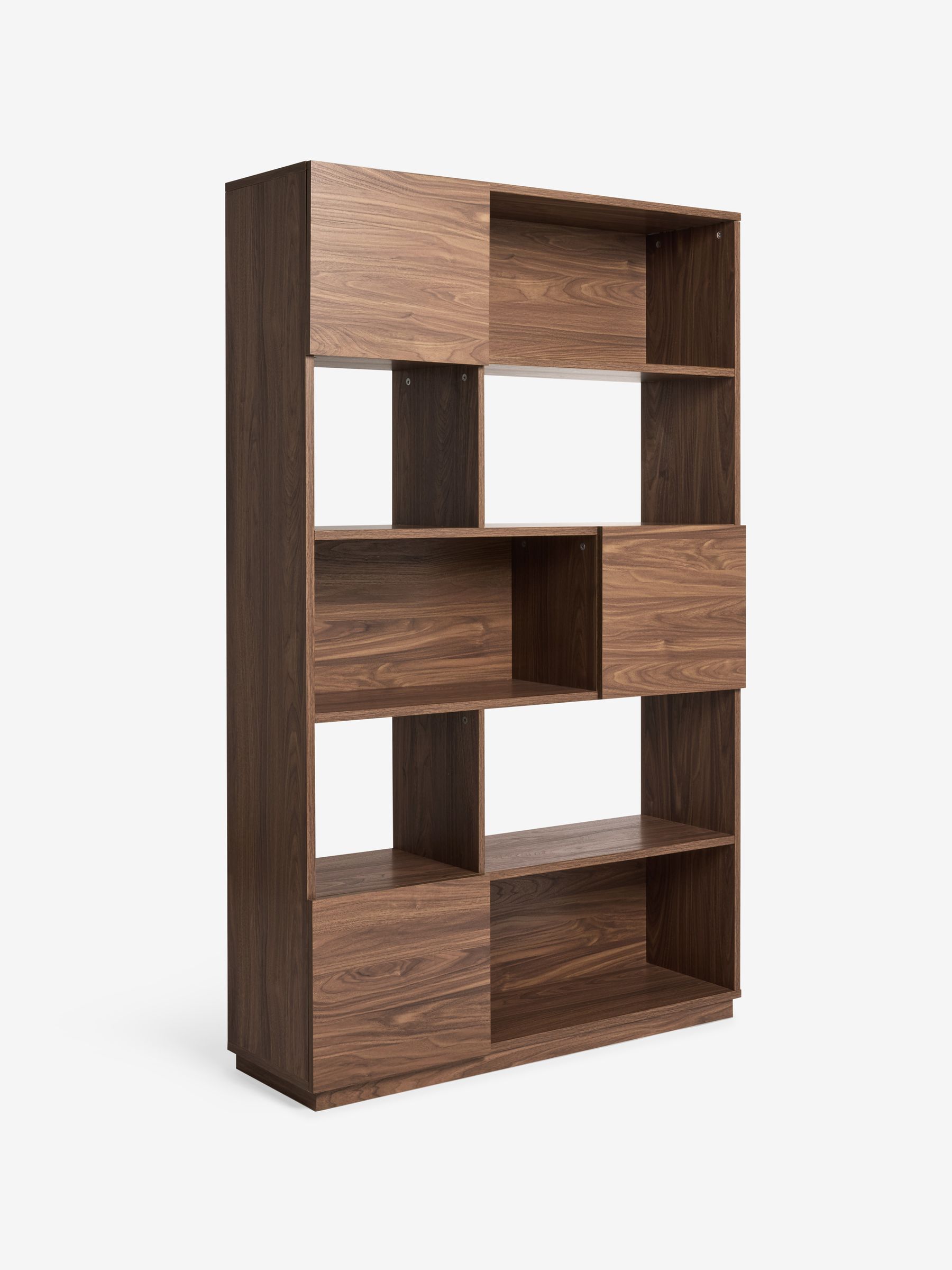Blaze Wide Shelving Unit in Dark Brown - Image 4 of 5