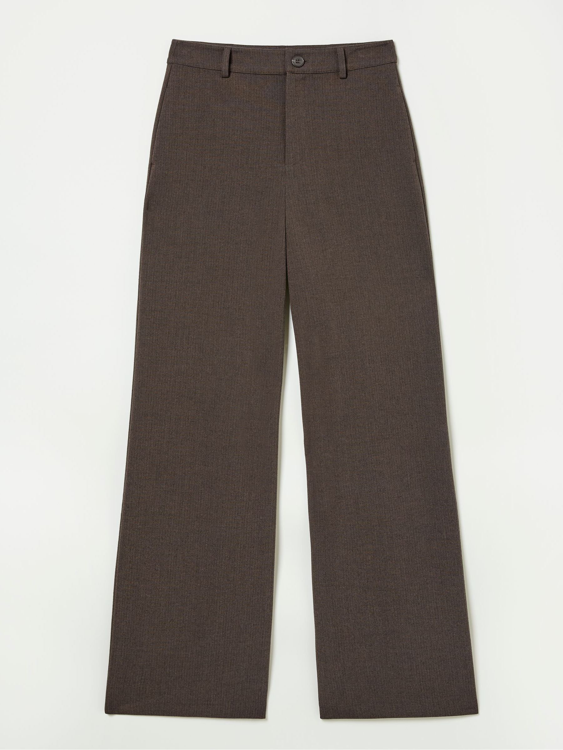 Presley Brown Herringbone Trousers - Image 5 of 5
