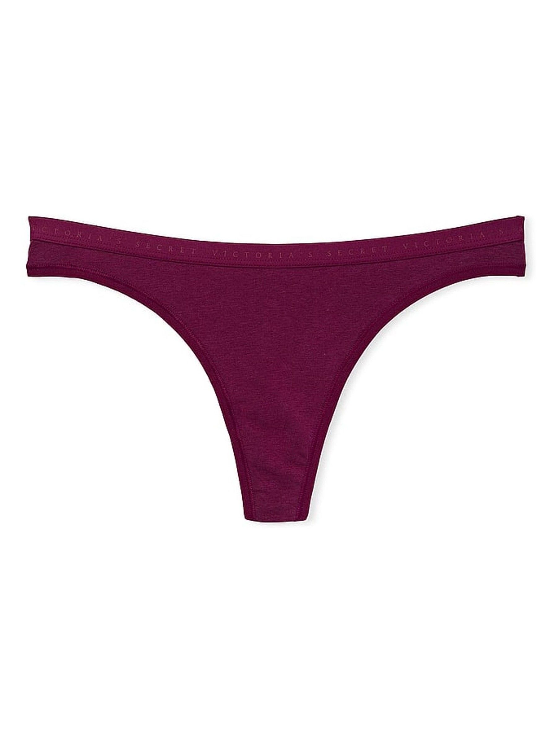 Plum Rouge Red Thong Knickers - Image 3 of 3