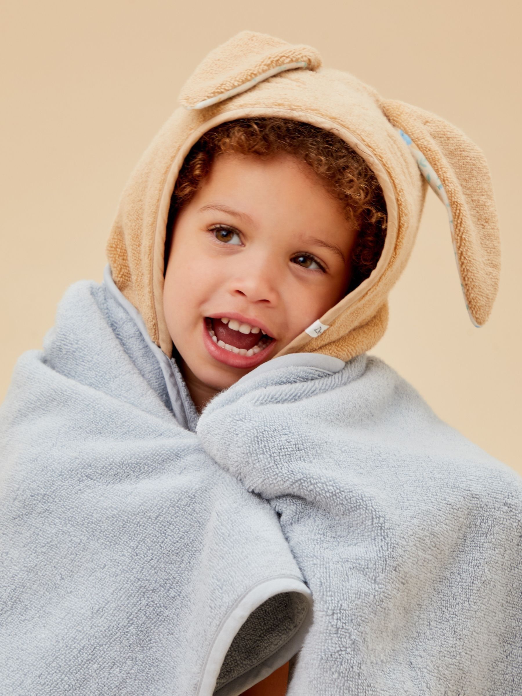 MORI Blue Peter Rabbit Cotton Supersoft Hooded Towel - Image 1 of 7