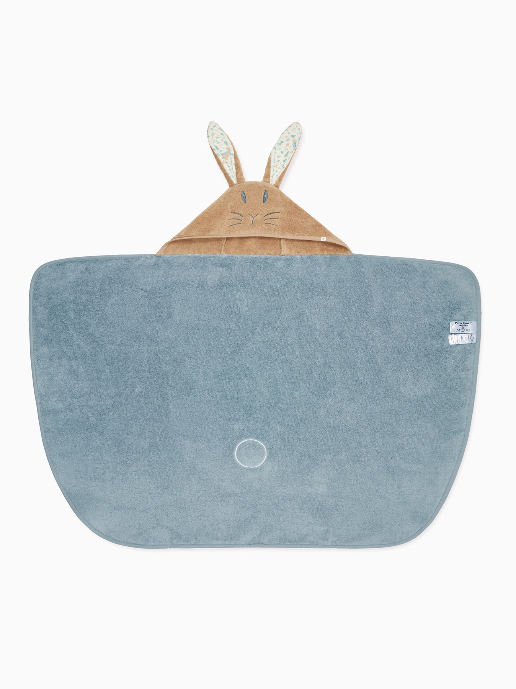 MORI Blue Peter Rabbit Cotton Supersoft Hooded Towel - Image 5 of 7