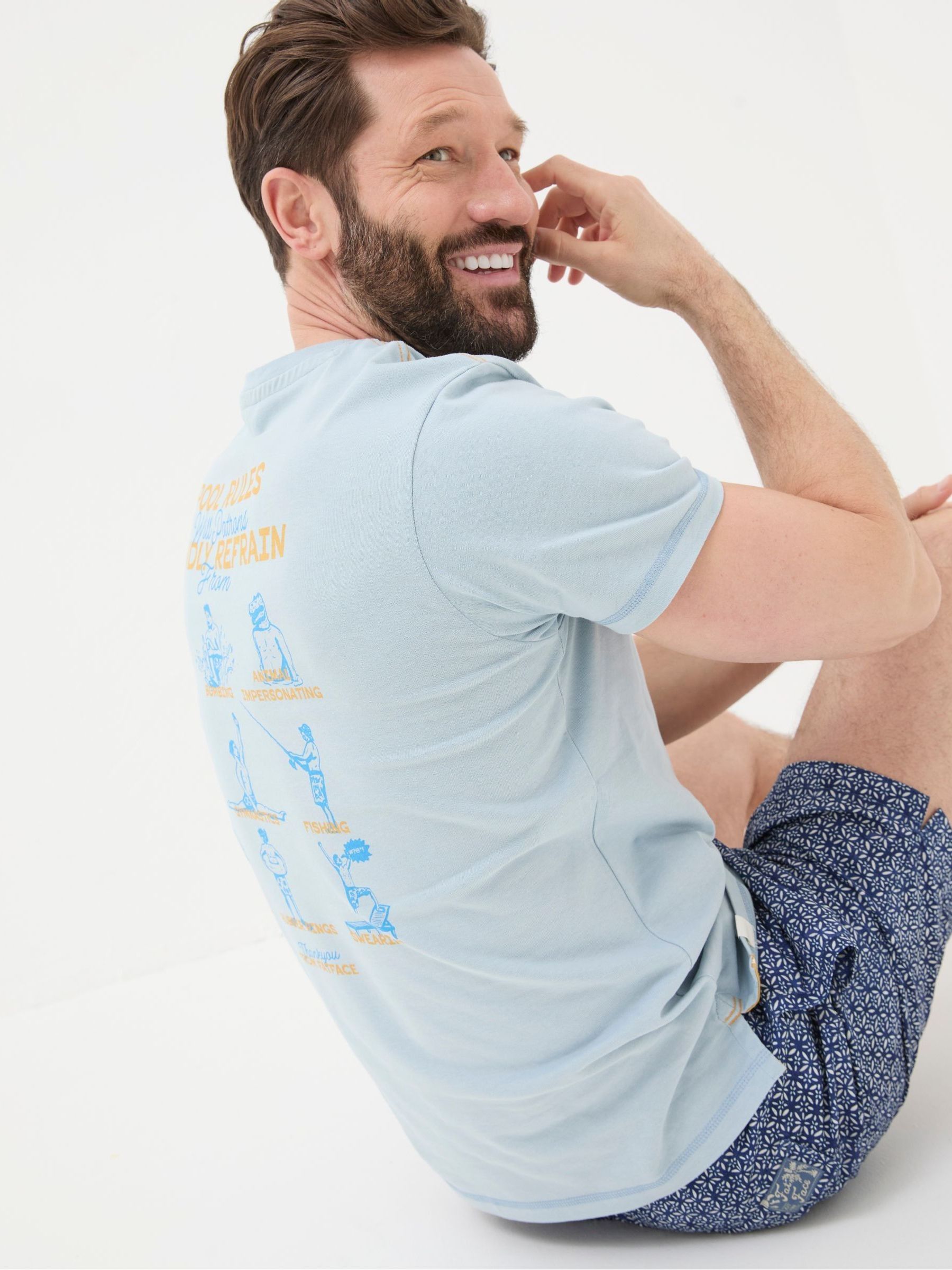 Blue Pool Rules T-Shirt - Image 3 of 6