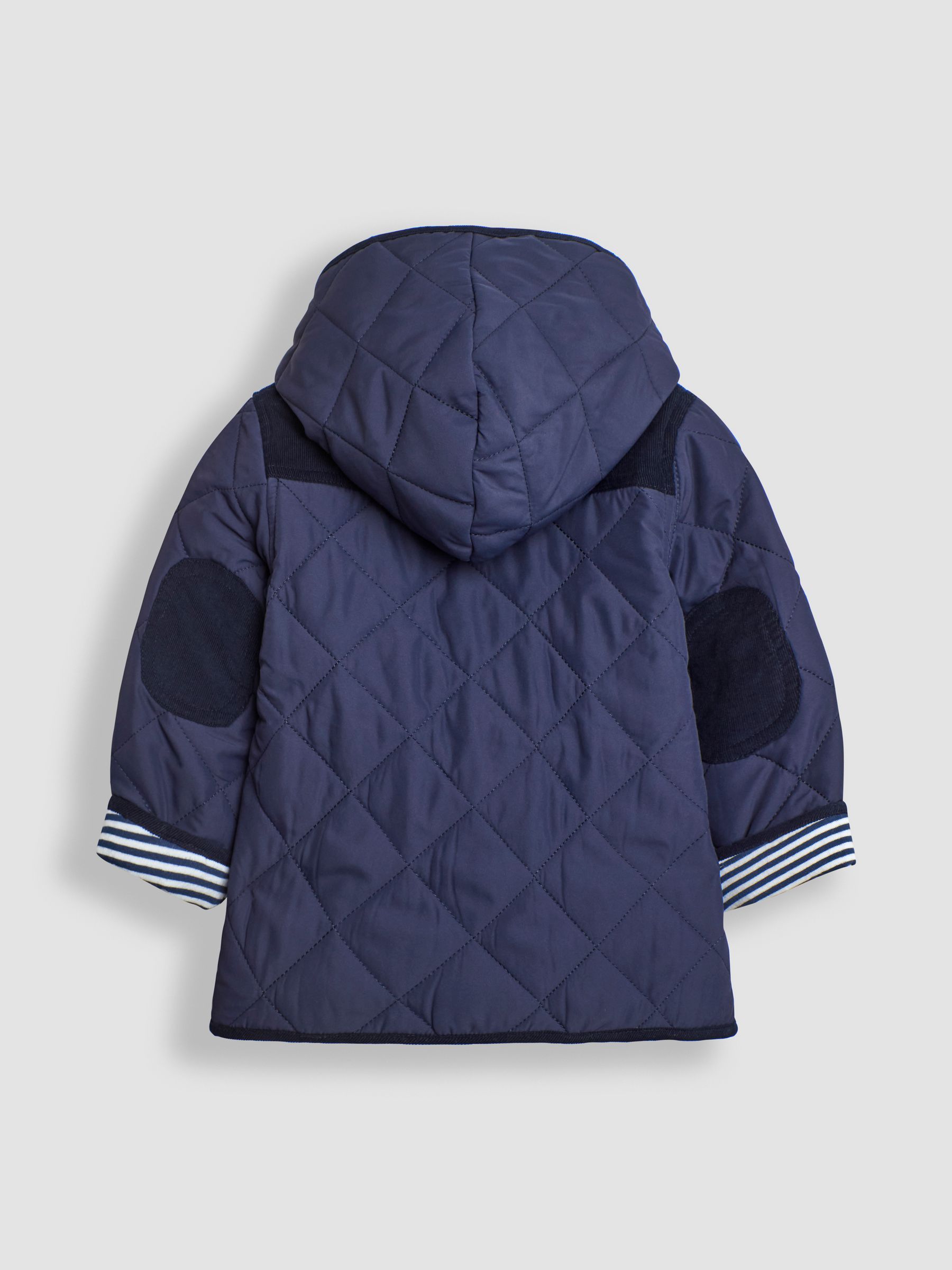 Navy Stripe Quilted Jacket - Image 2 of 3
