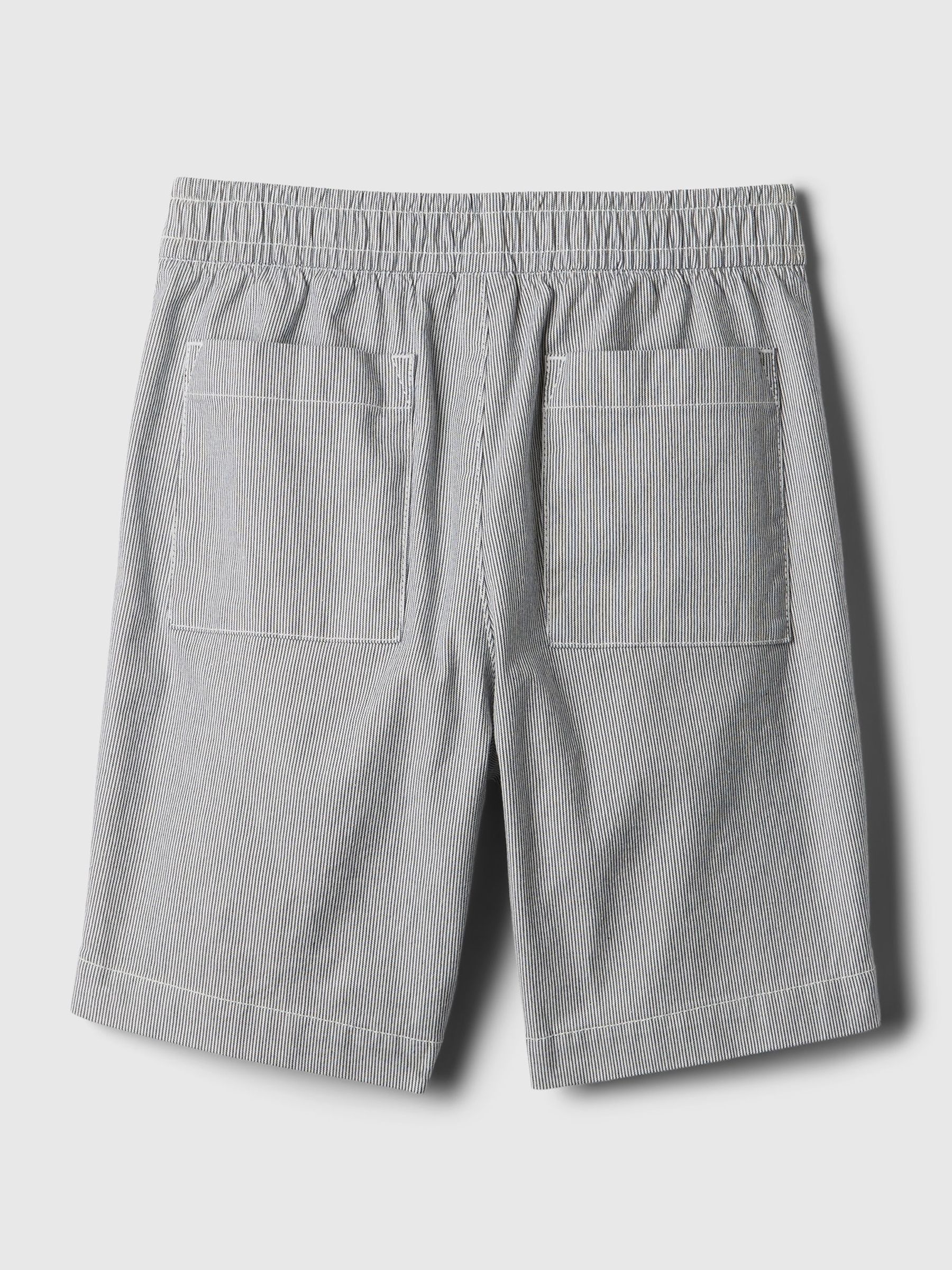 Blue Stripe Easy Pull On Shorts (4-13yrs) - Image 5 of 5