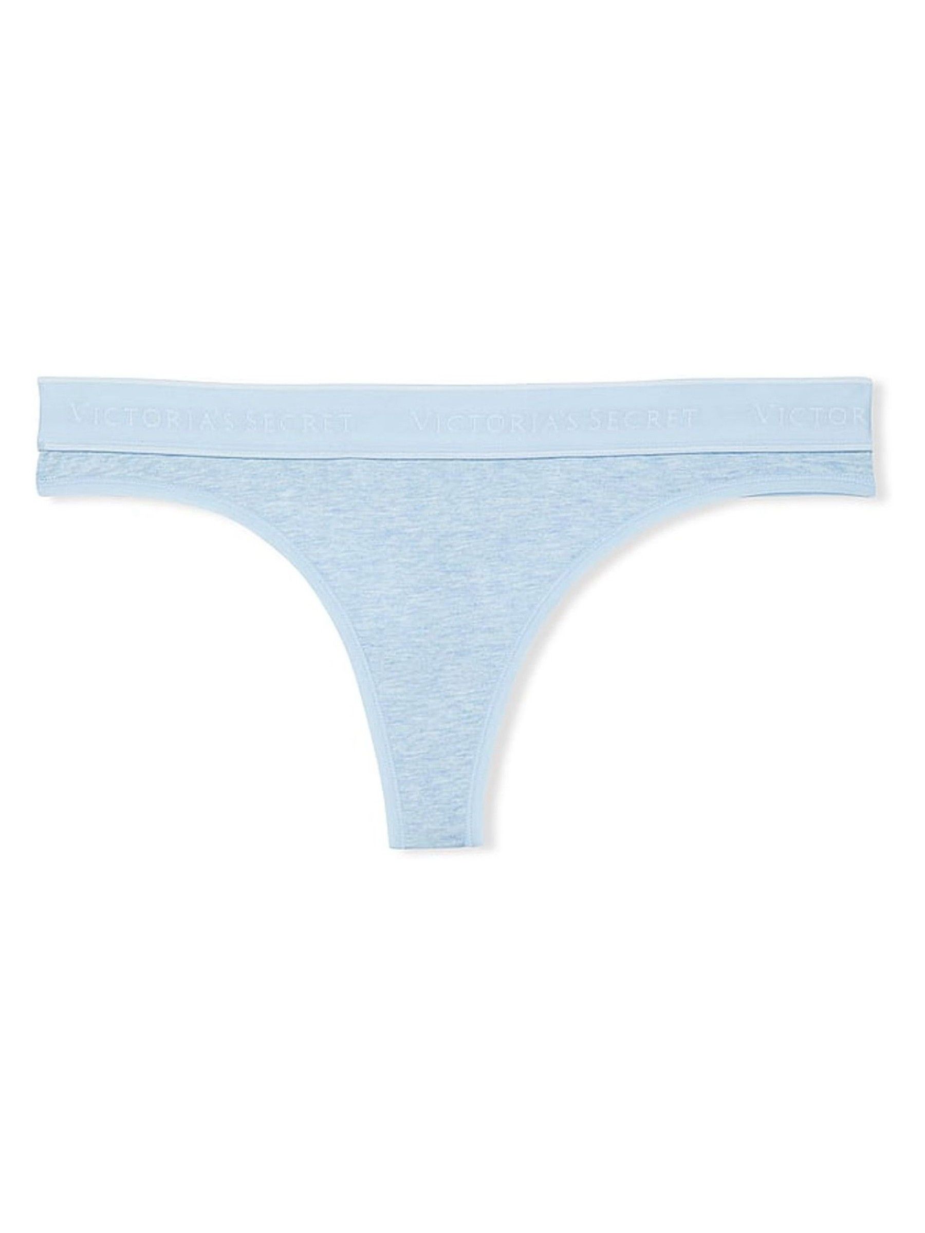 Heather Light Blue Thong Knickers - Image 3 of 3