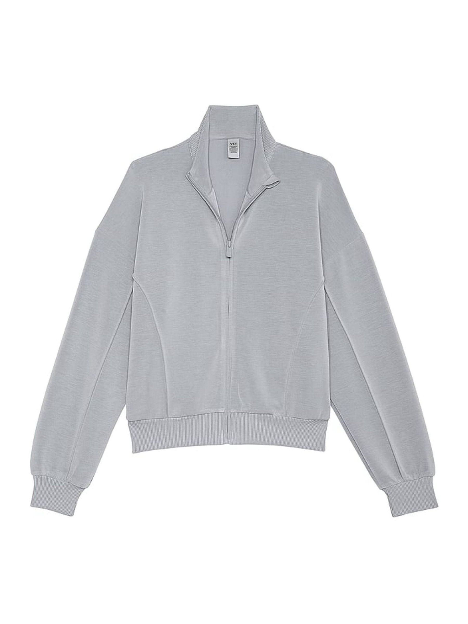 Starstruck Grey Featherweight Knit Full Zip Jacket - Image 3 of 3